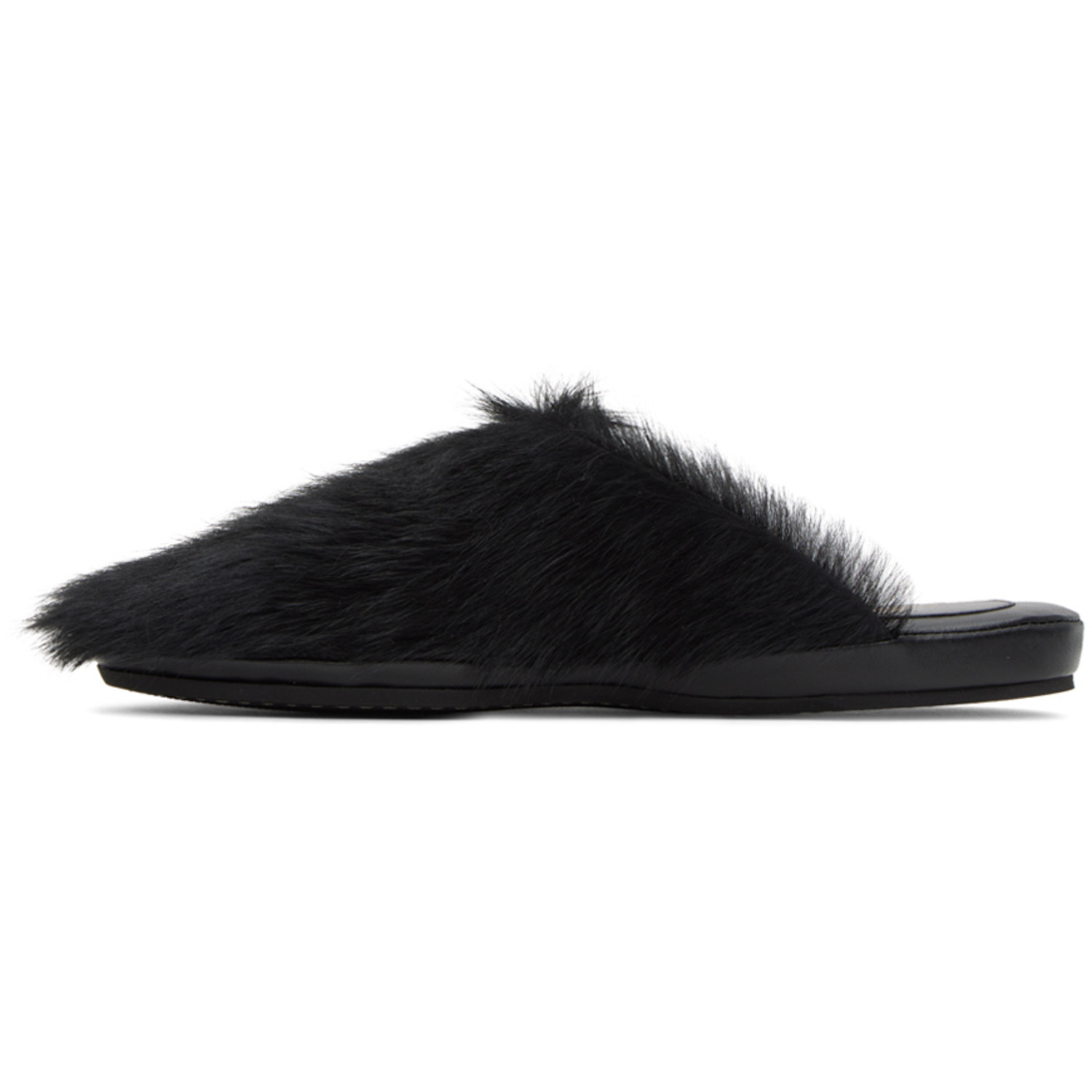  Marni Black Fussbett Sabot Slippers 