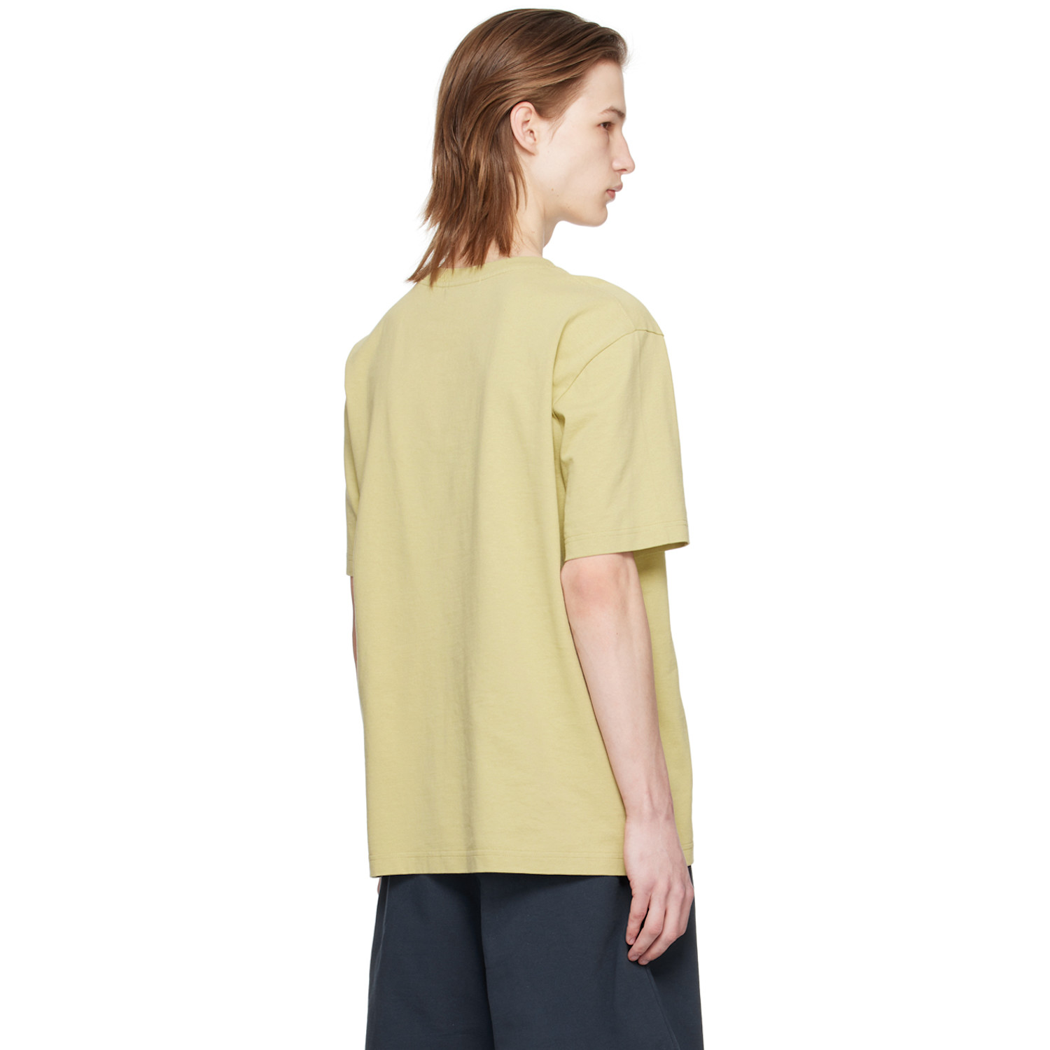  Maison Kitsuné Khaki Racing Wheels T-shirt 
