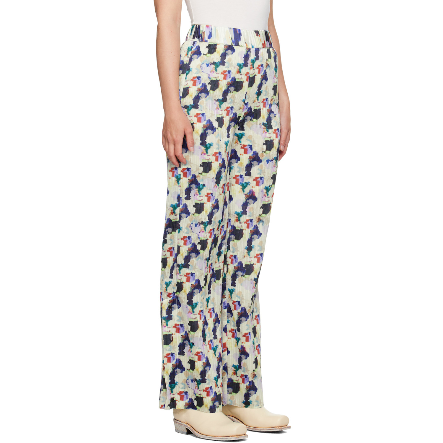  Henrik Vibskov Multicolor Remember Plisse Trousers 
