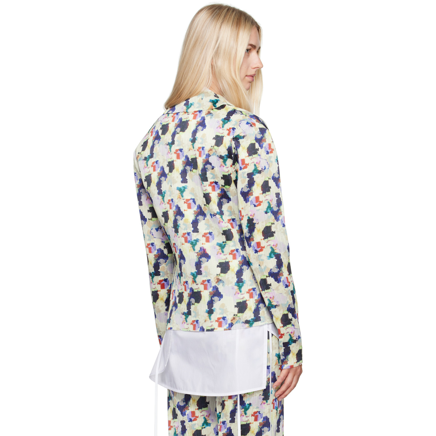  Henrik Vibskov Multicolor Remember Plisse Shirt 