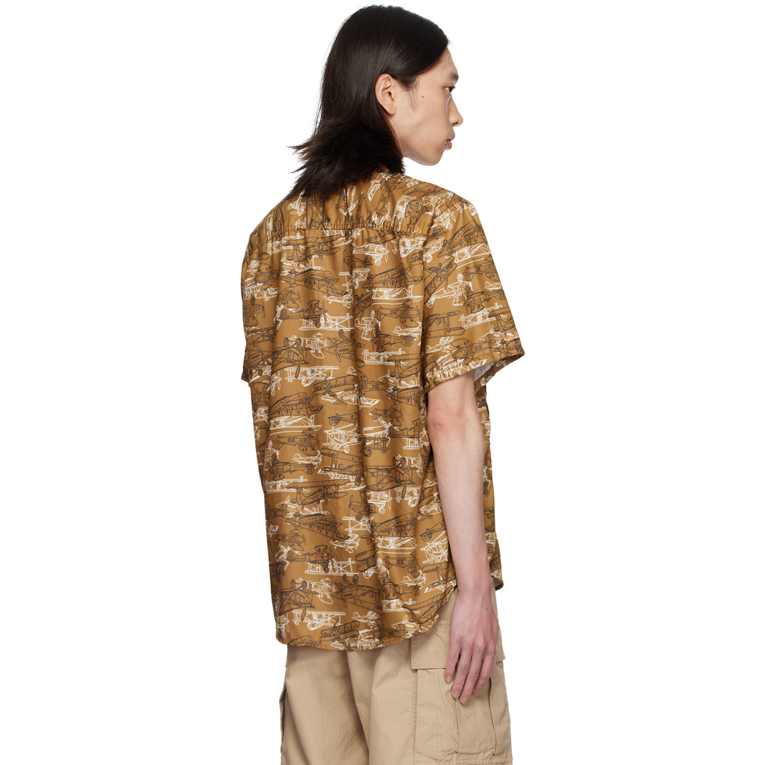  Beams Plus Brown Adventure Ii Shirt 