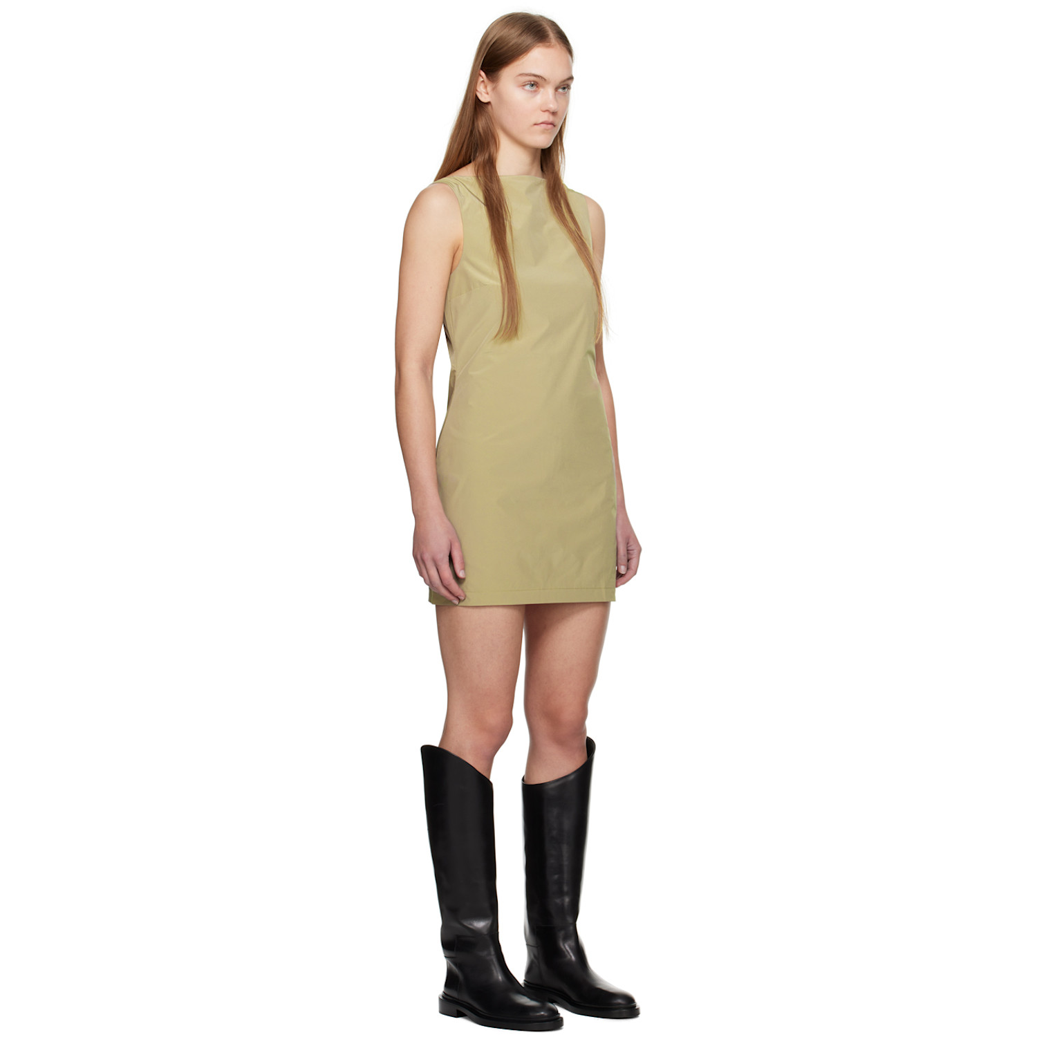  Wynn Hamlyn Beige Sophia Minidress 