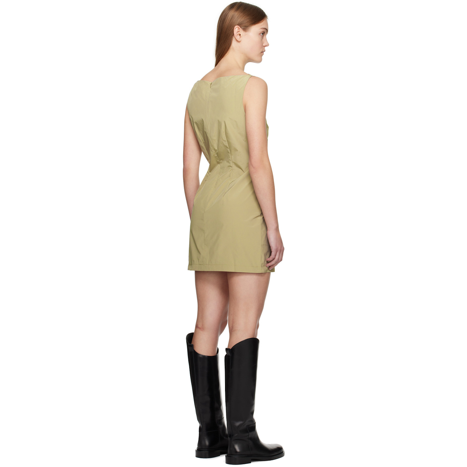  Wynn Hamlyn Beige Sophia Minidress 