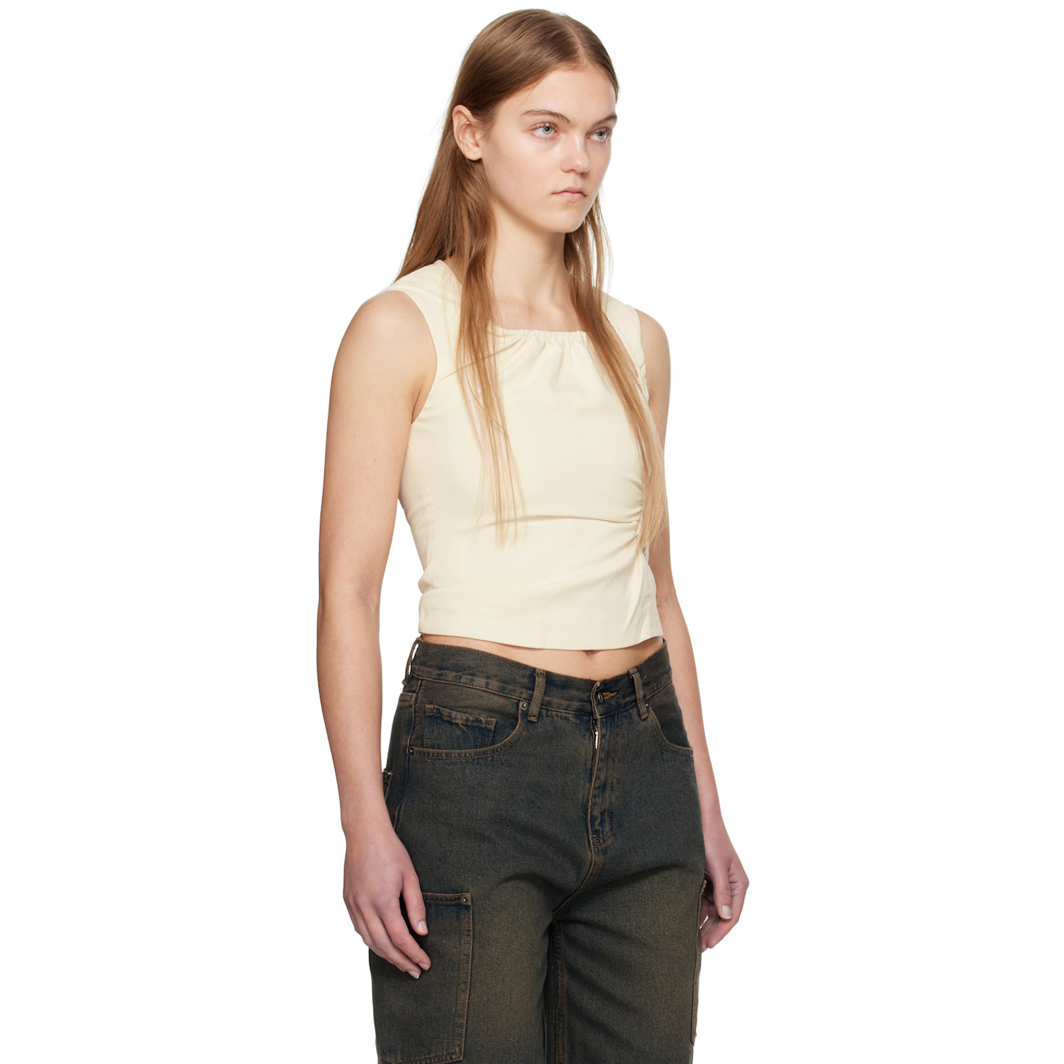  Wynn Hamlyn Off-white Ella Tank Top 