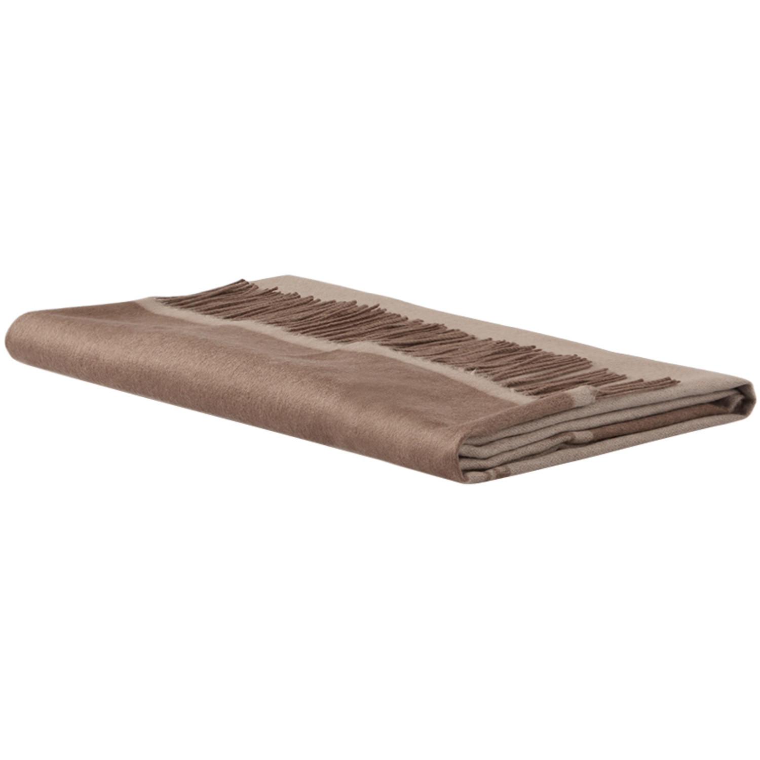  Versace Brown Icon Silk Cashmere-blend Fringed Blanket 