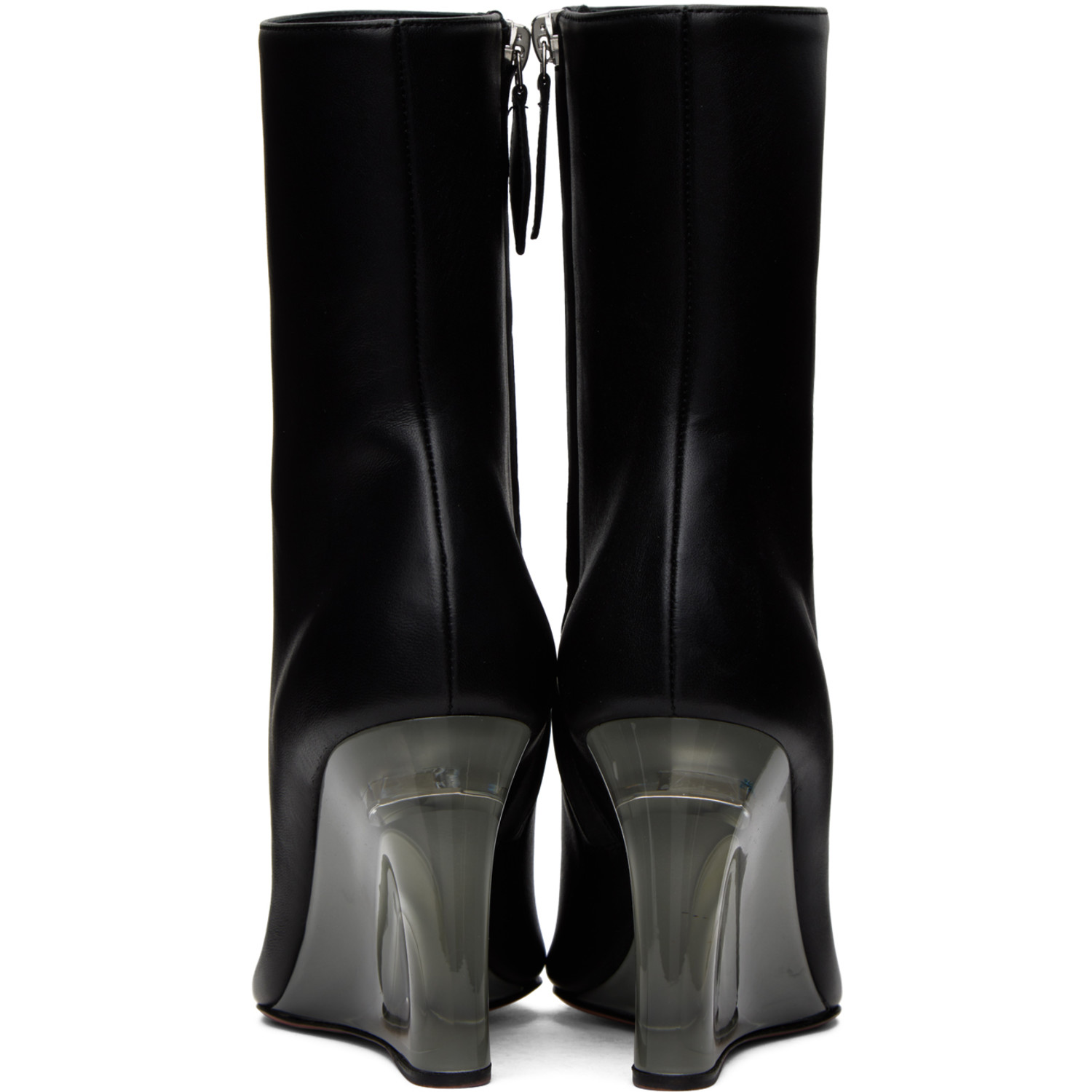  Amina Muaddi Black Pernille Boots 