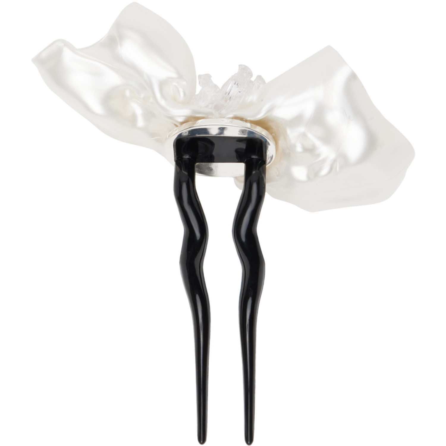  Tetier Bijoux Ssense Exclusive Off-white Floral Hair Pin 