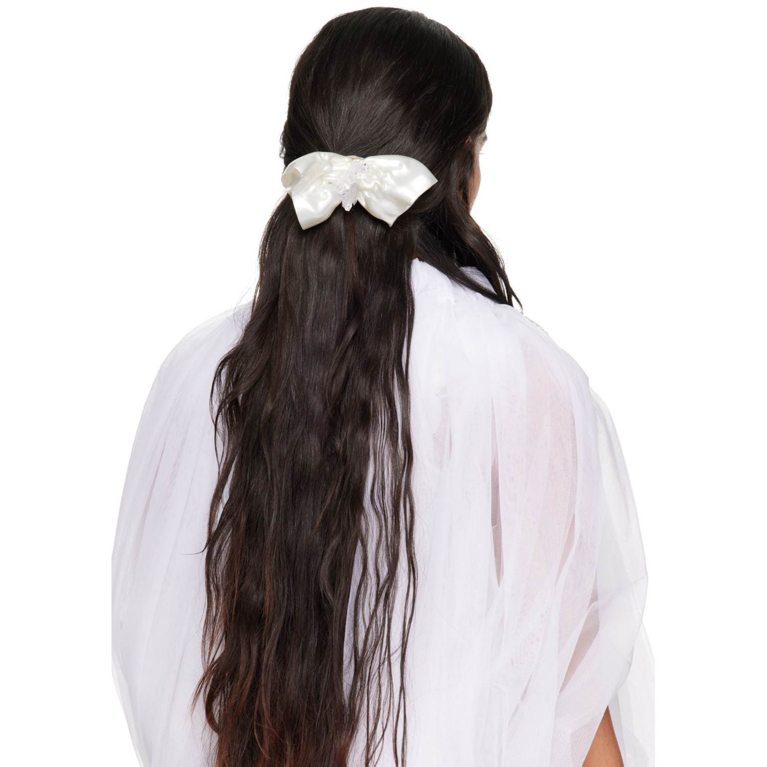  Tetier Bijoux Ssense Exclusive Off-white Floral Hair Pin 
