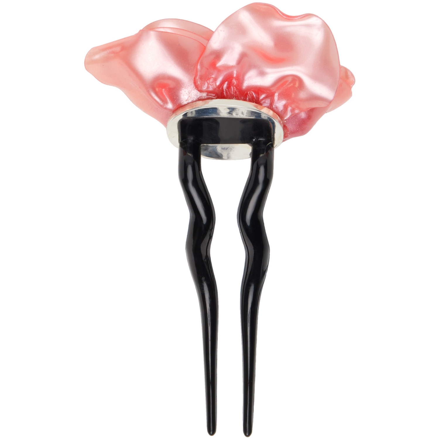  Tetier Bijoux Ssense Exclusive Pink Rose Hair Pin 