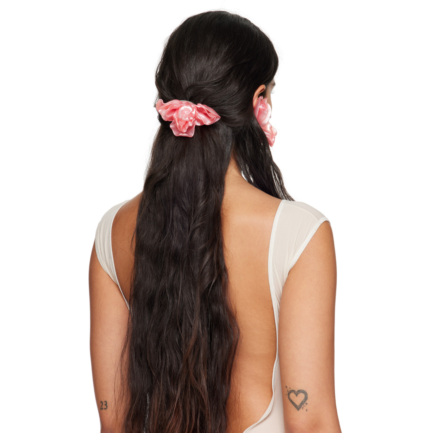  Tetier Bijoux Ssense Exclusive Pink Rose Hair Pin 