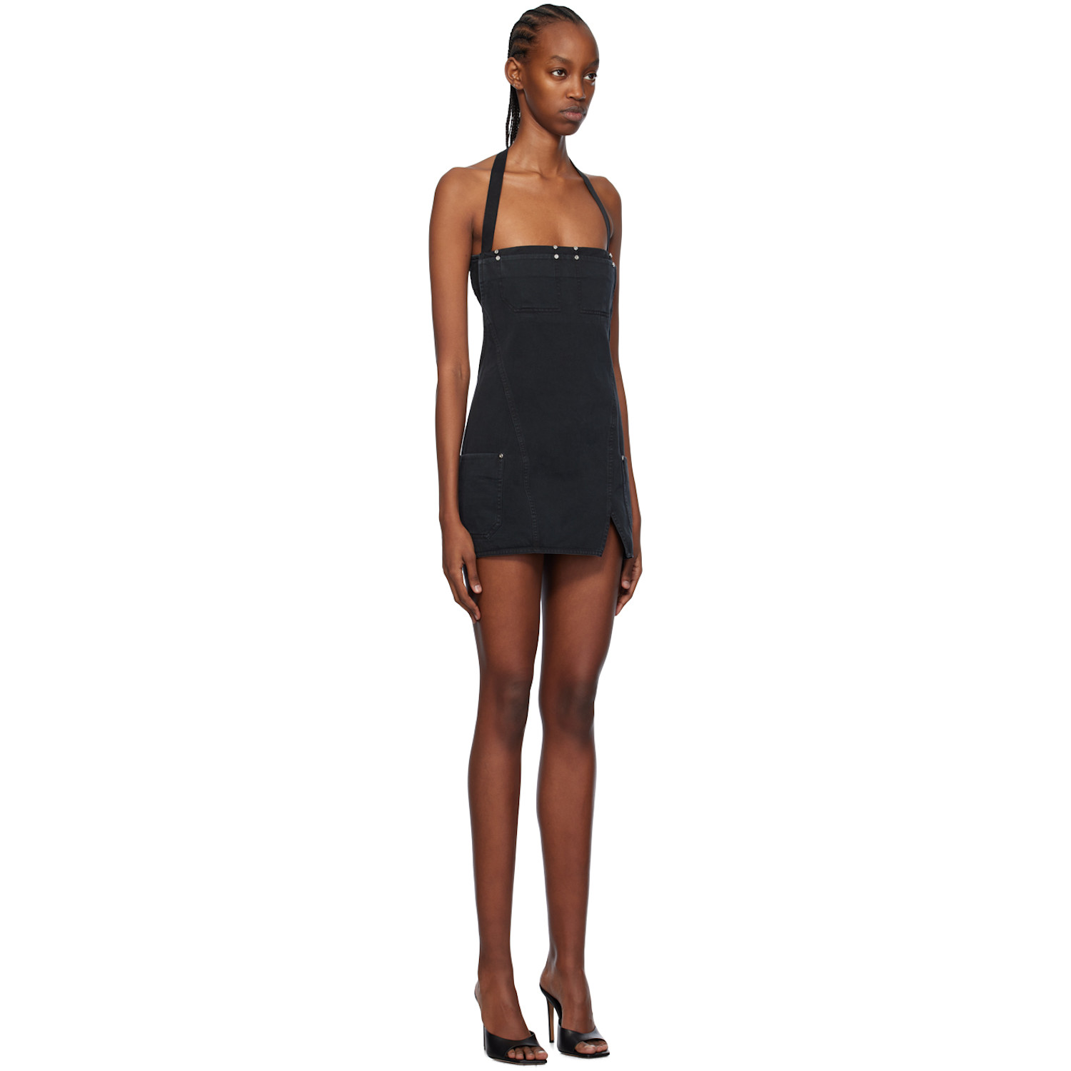  Dion Lee Black Apron Minidress 