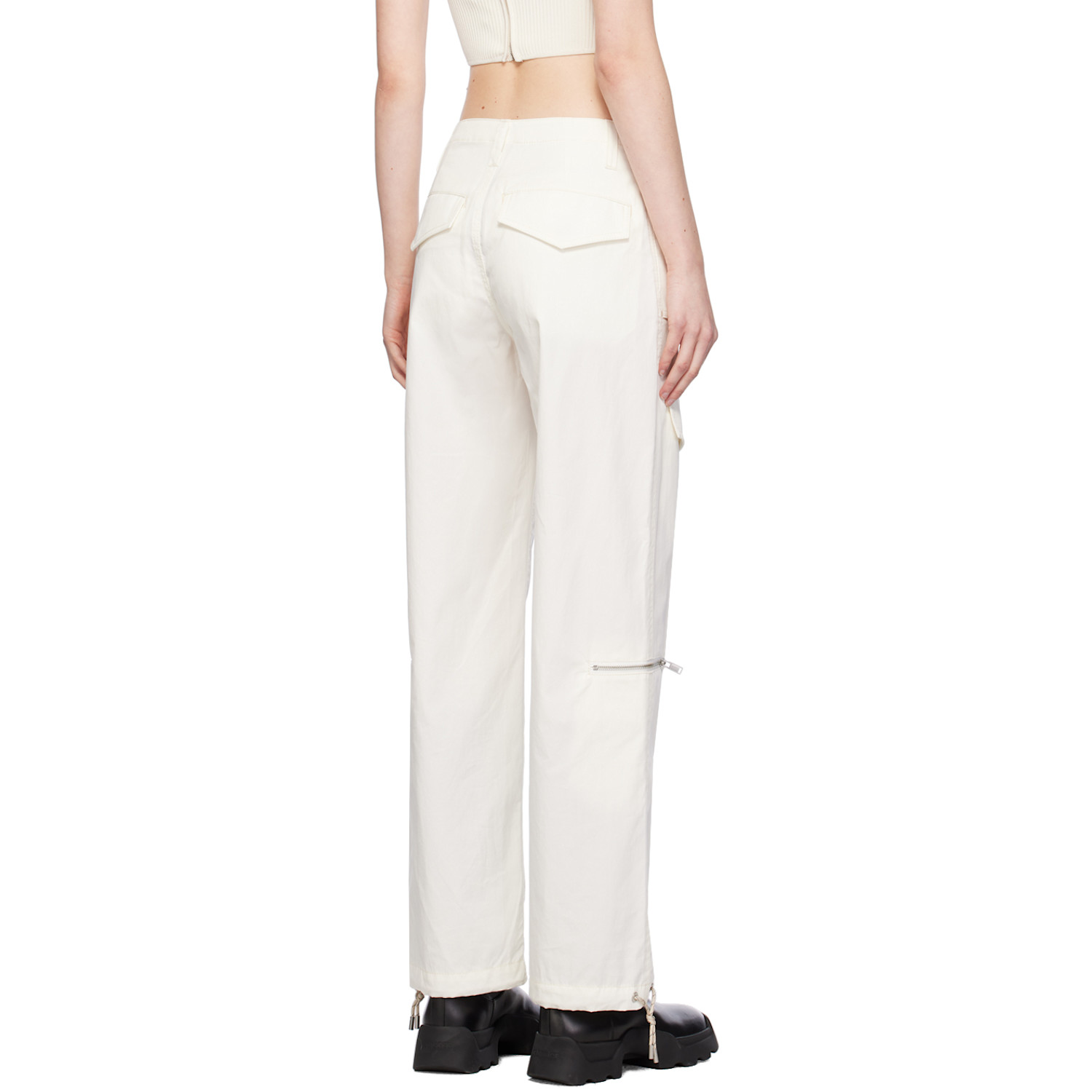  Dion Lee Off-white Hiking Pocket Trousers 