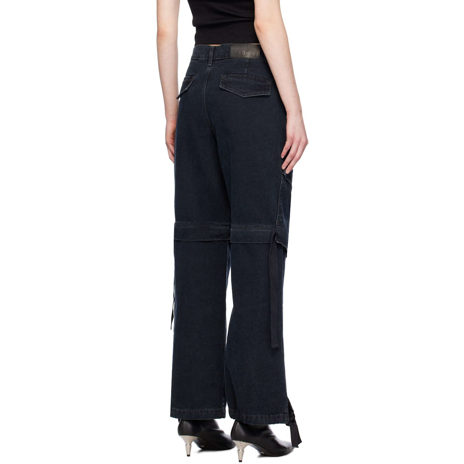  Dion Lee Black Parachute Jeans 