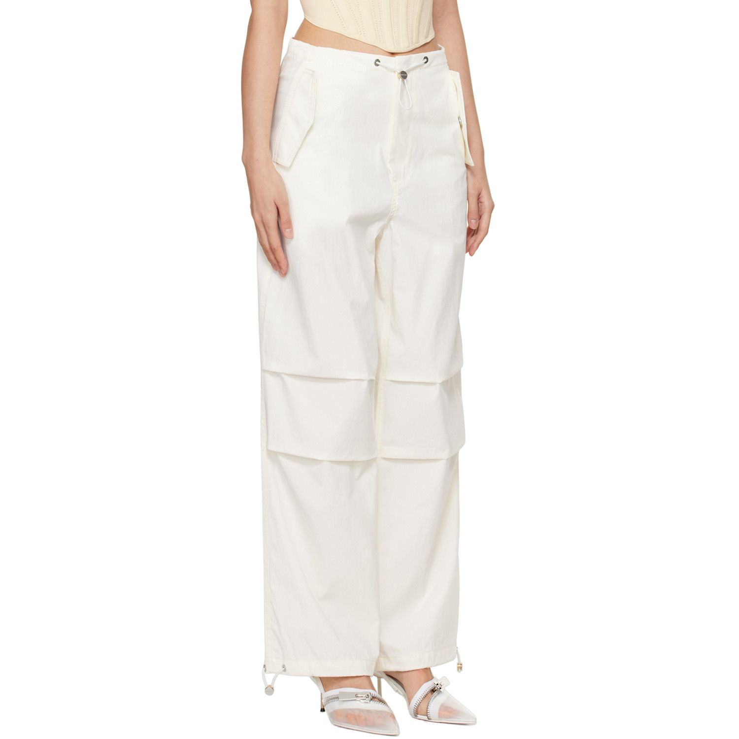  Dion Lee Off-white Parachute Trousers 