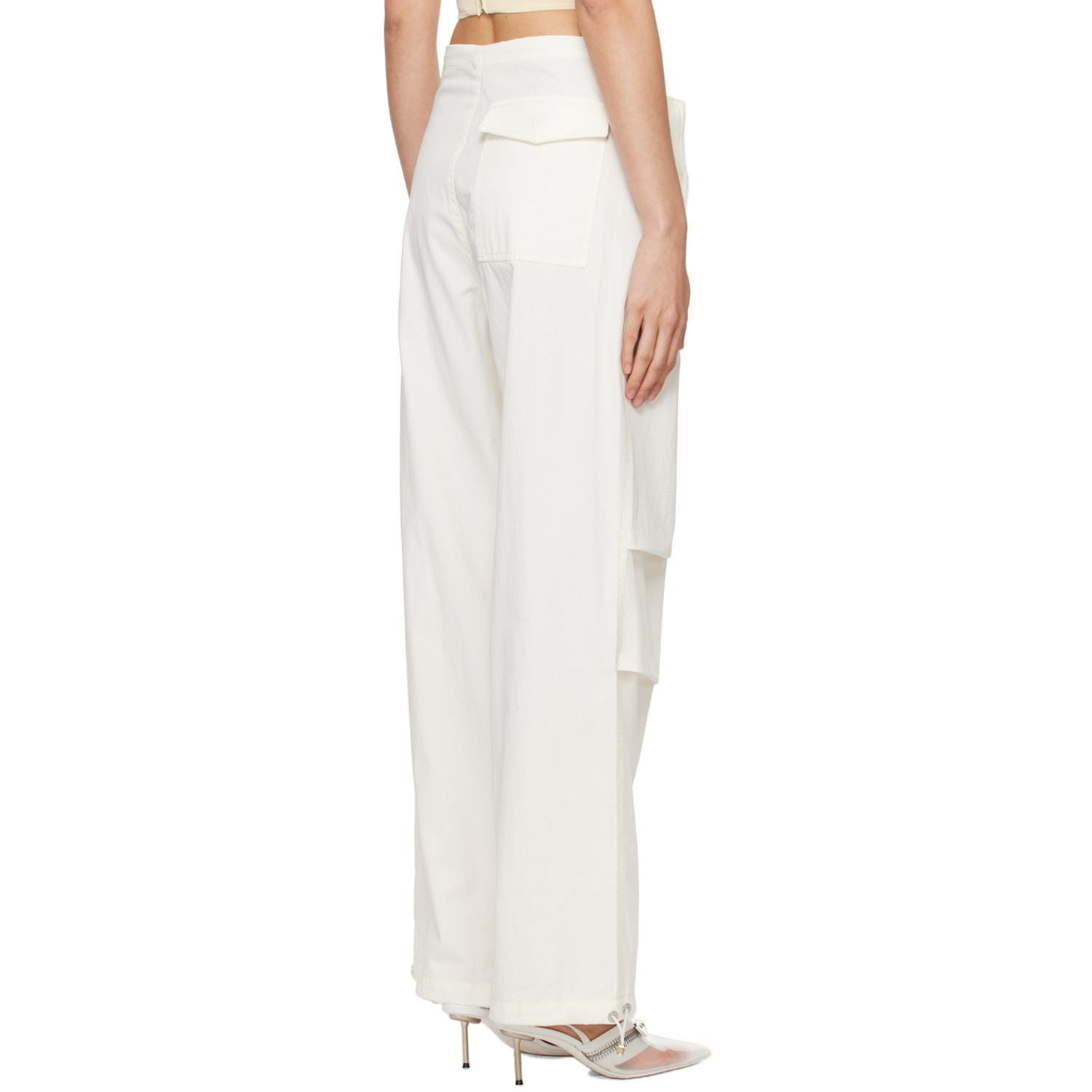  Dion Lee Off-white Parachute Trousers 