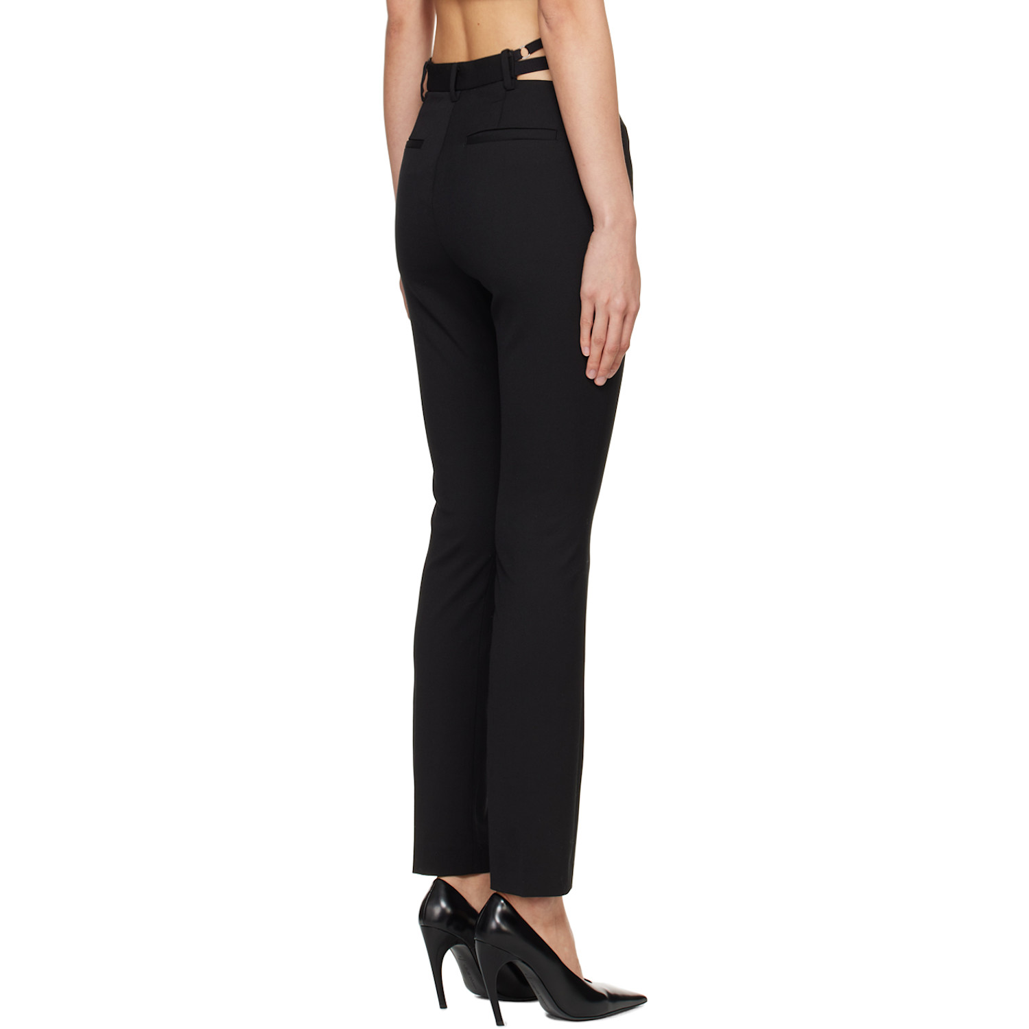  Dion Lee Black Lingerie Trousers 