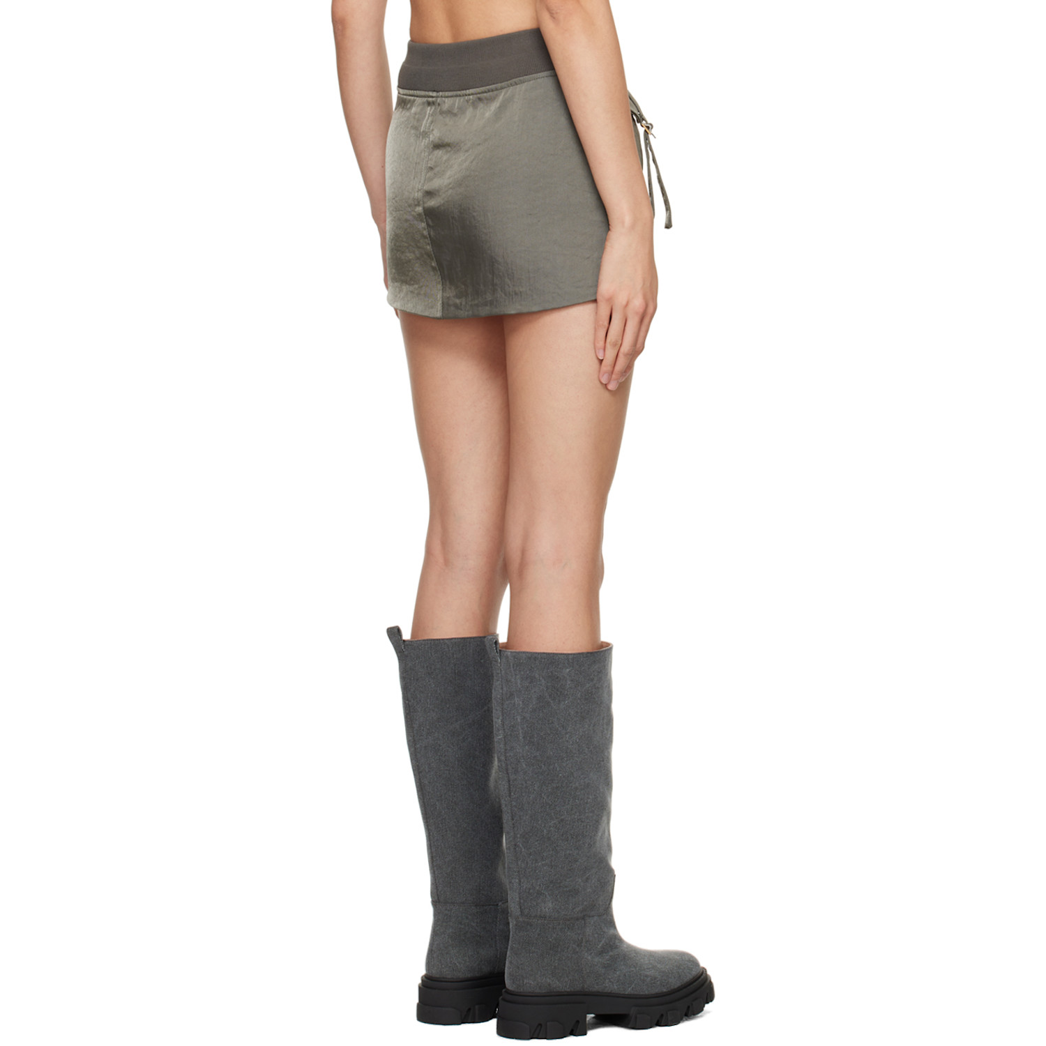  Dion Lee Khaki Aviator Miniskirt 