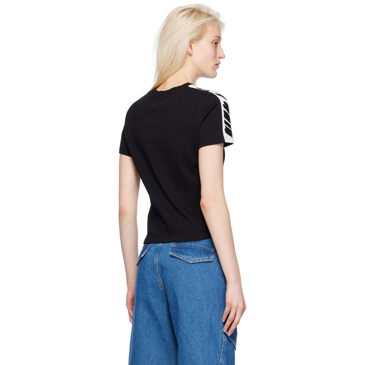  Dion Lee Black Slim T-shirt 