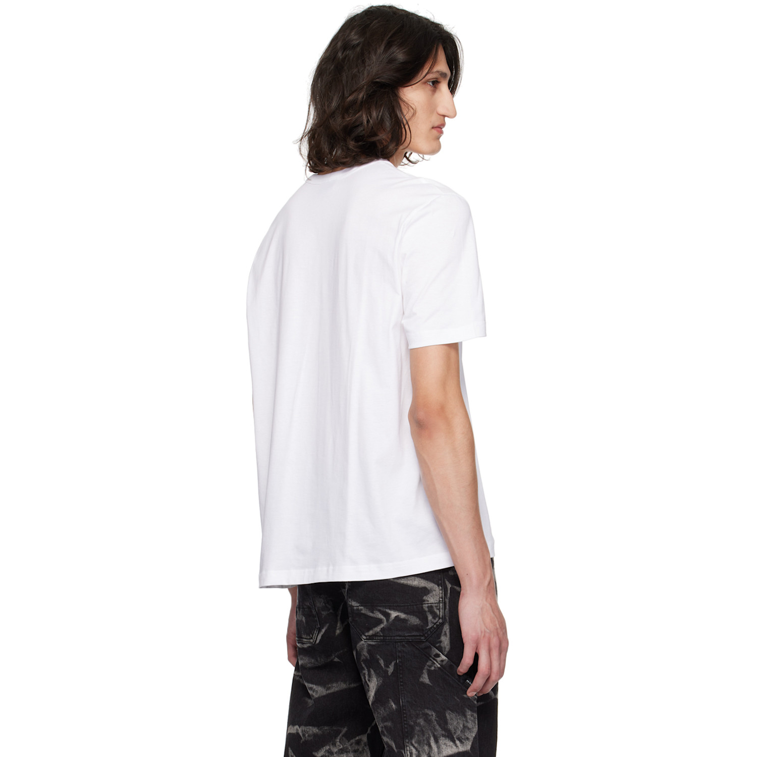  Ps By Paul Smith White Wave T-shirt 