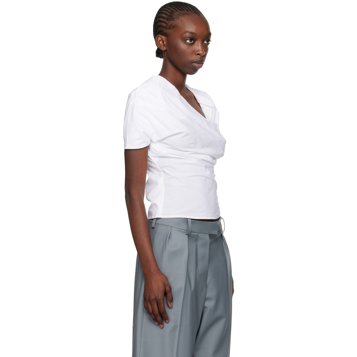  16arlington White Morva Blouse 