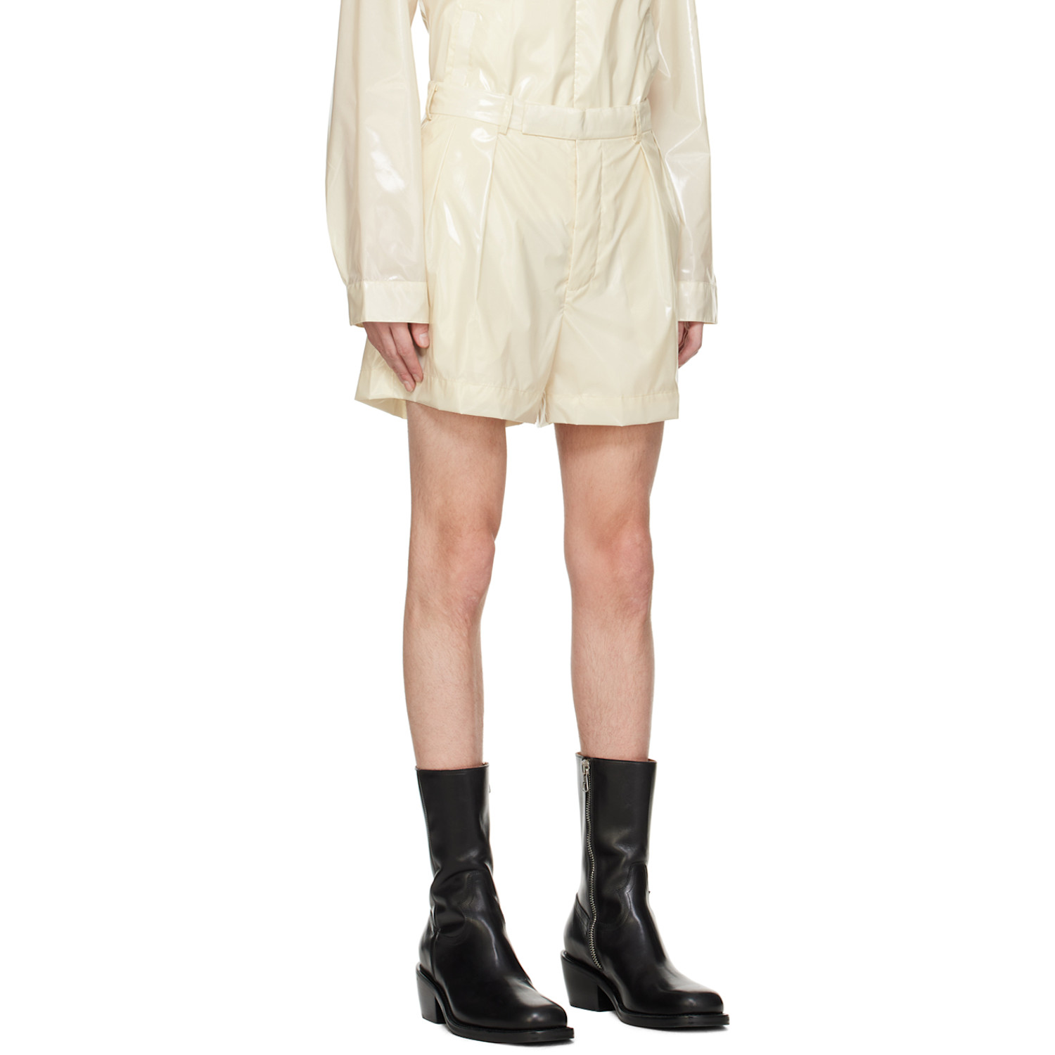  16arlington Ssense Exclusive Off-white Atero Shorts 