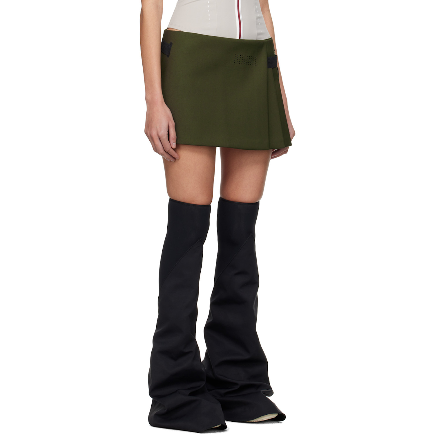  Hyein Seo Ssense Exclusive Khaki Miniskirt 