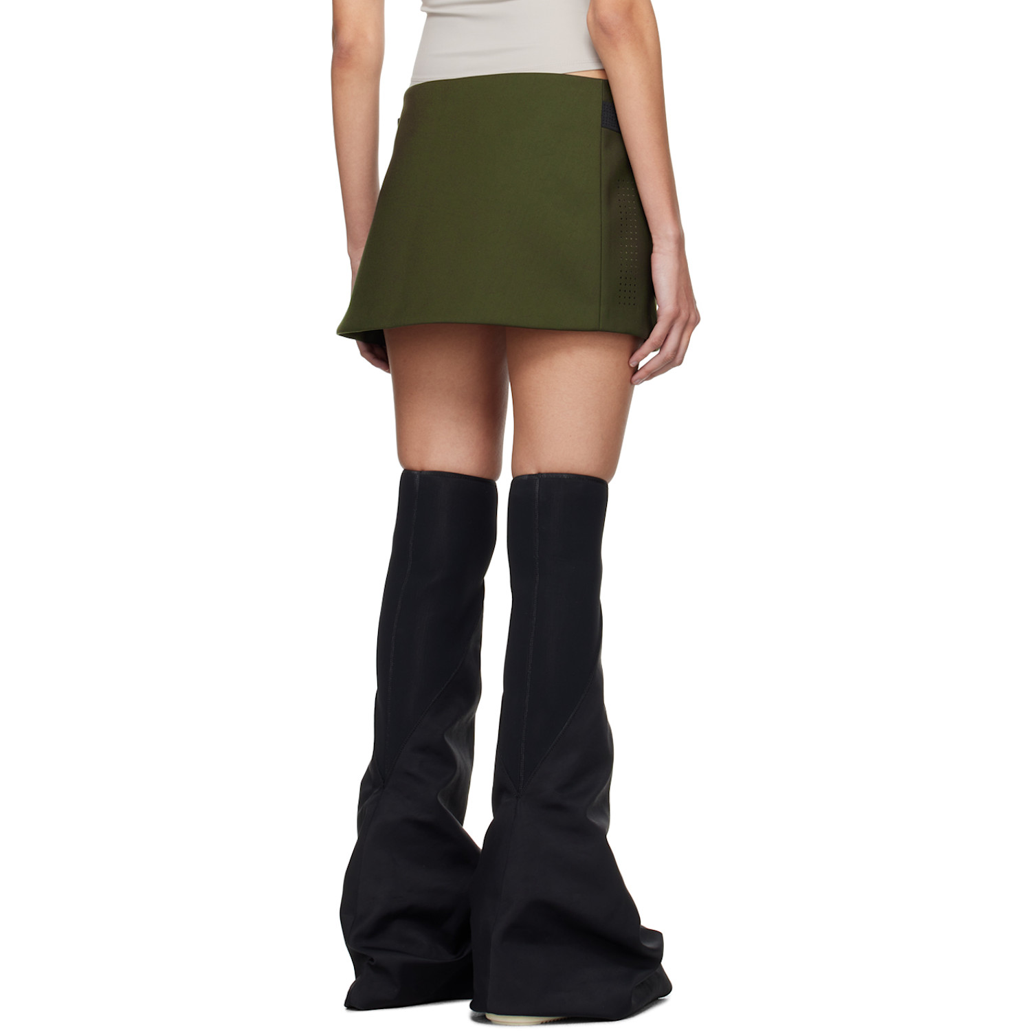  Hyein Seo Ssense Exclusive Khaki Miniskirt 