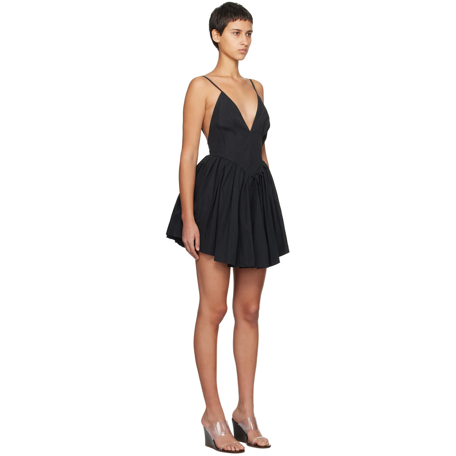  Paris Georgia Black Paloma Minidress 