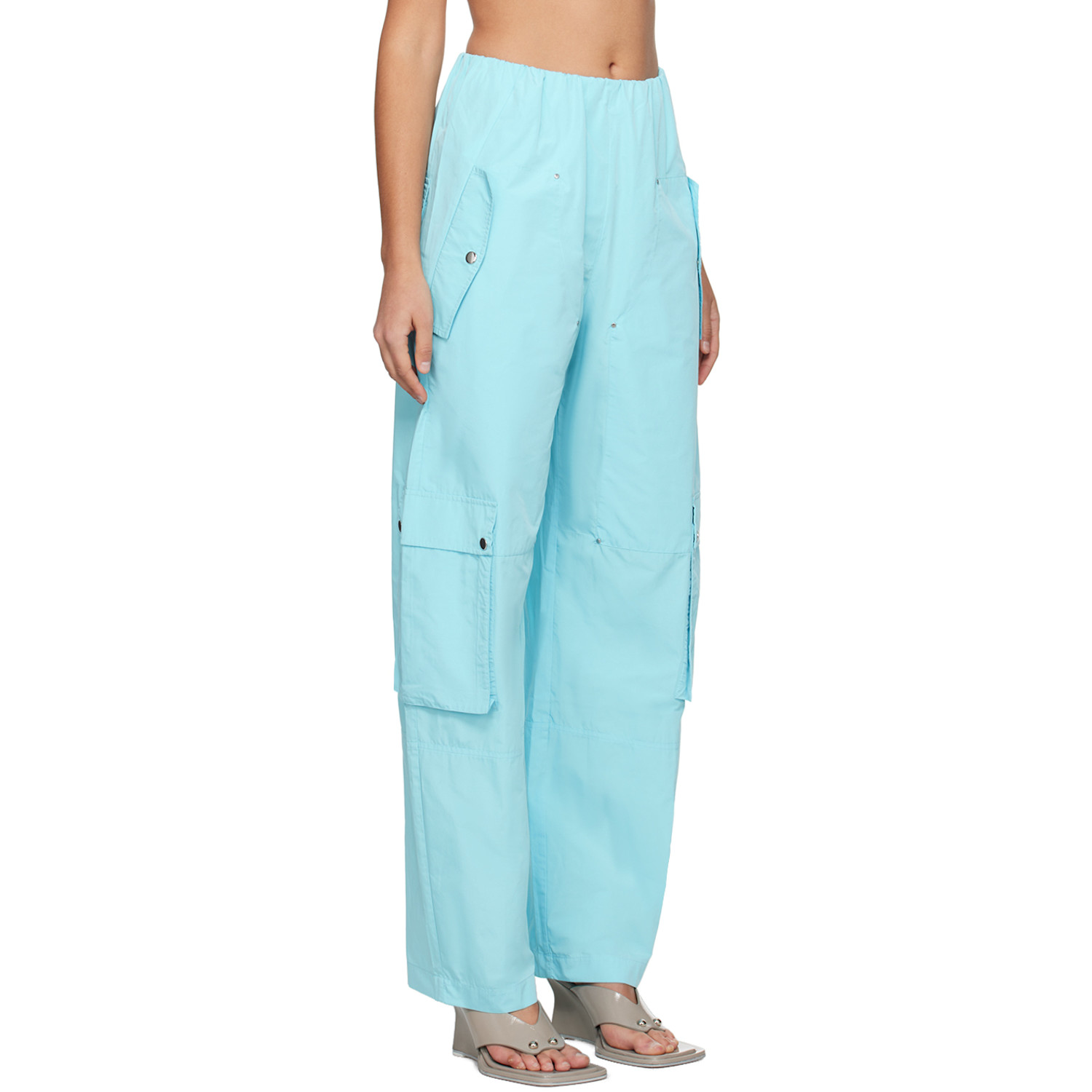 Paris Georgia Blue Elevated Cargo Pants 