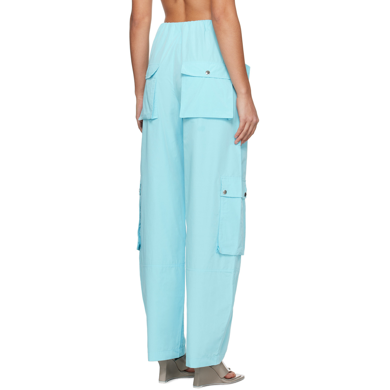  Paris Georgia Blue Elevated Cargo Pants 