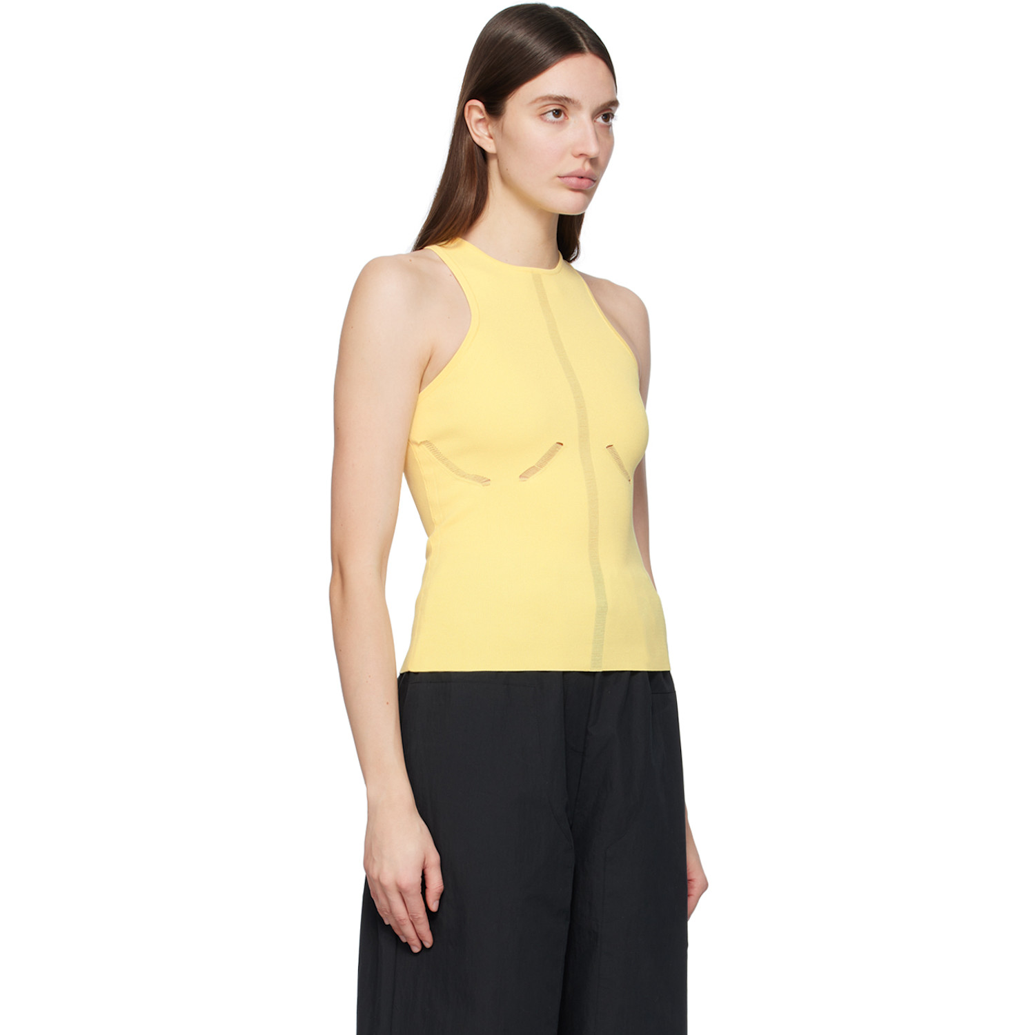  Paris Georgia Yellow Mia Tank Top 