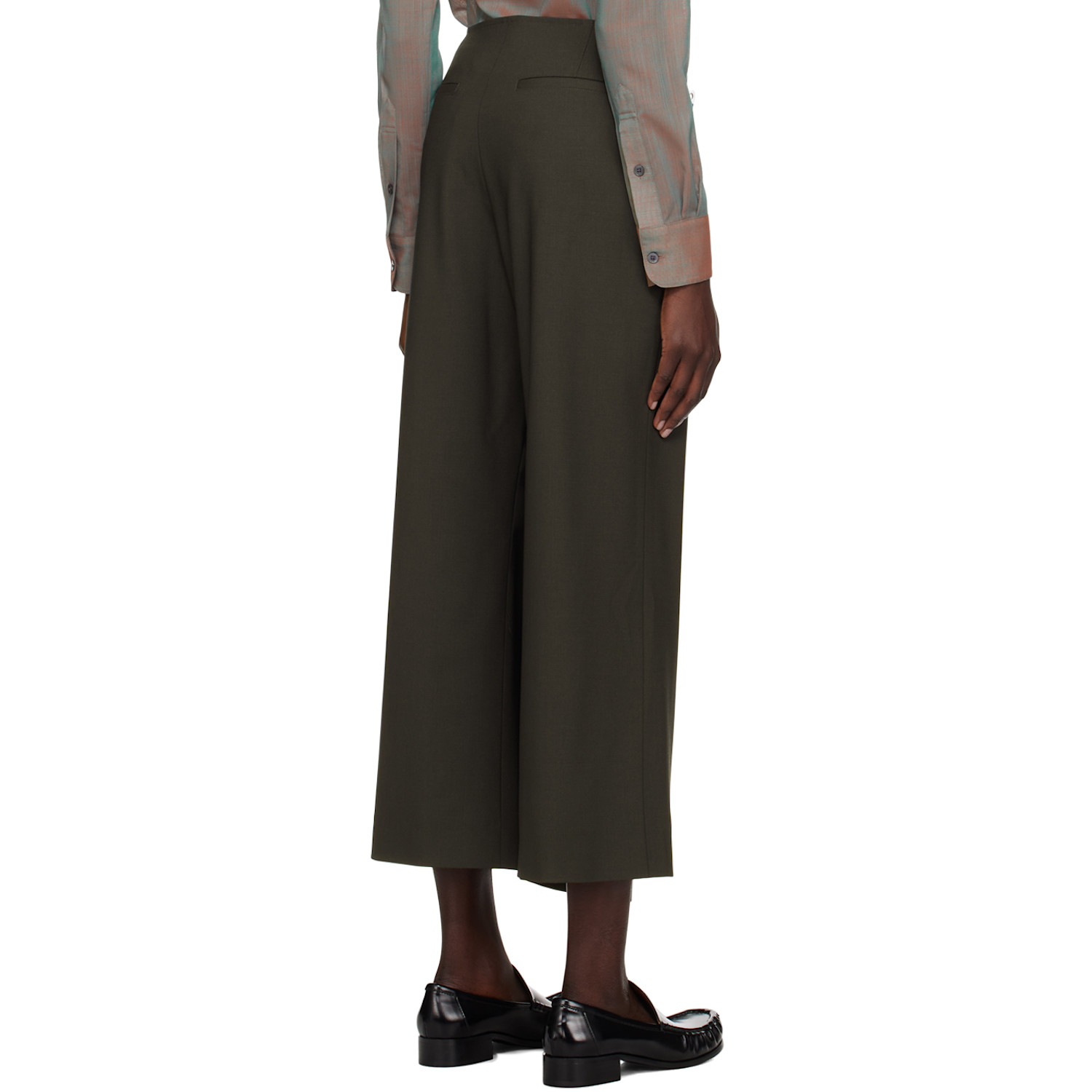  6397 Gray Wrap Trousers 