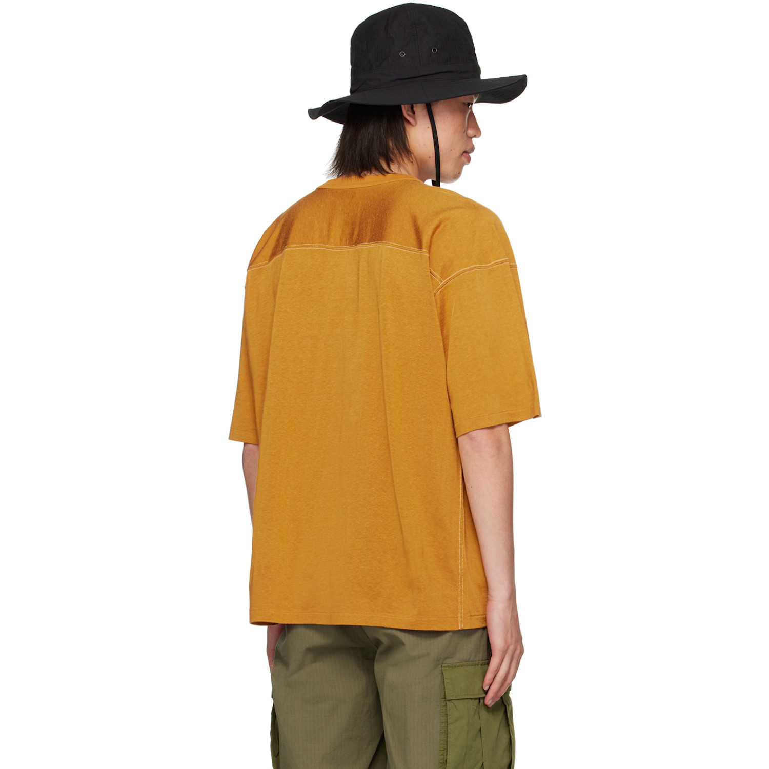  Nanamica Yellow Midshipman T-shirt 
