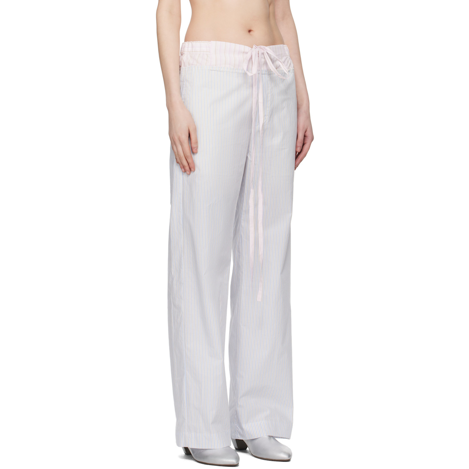  Edward Cuming Blue Patchwork Trousers 