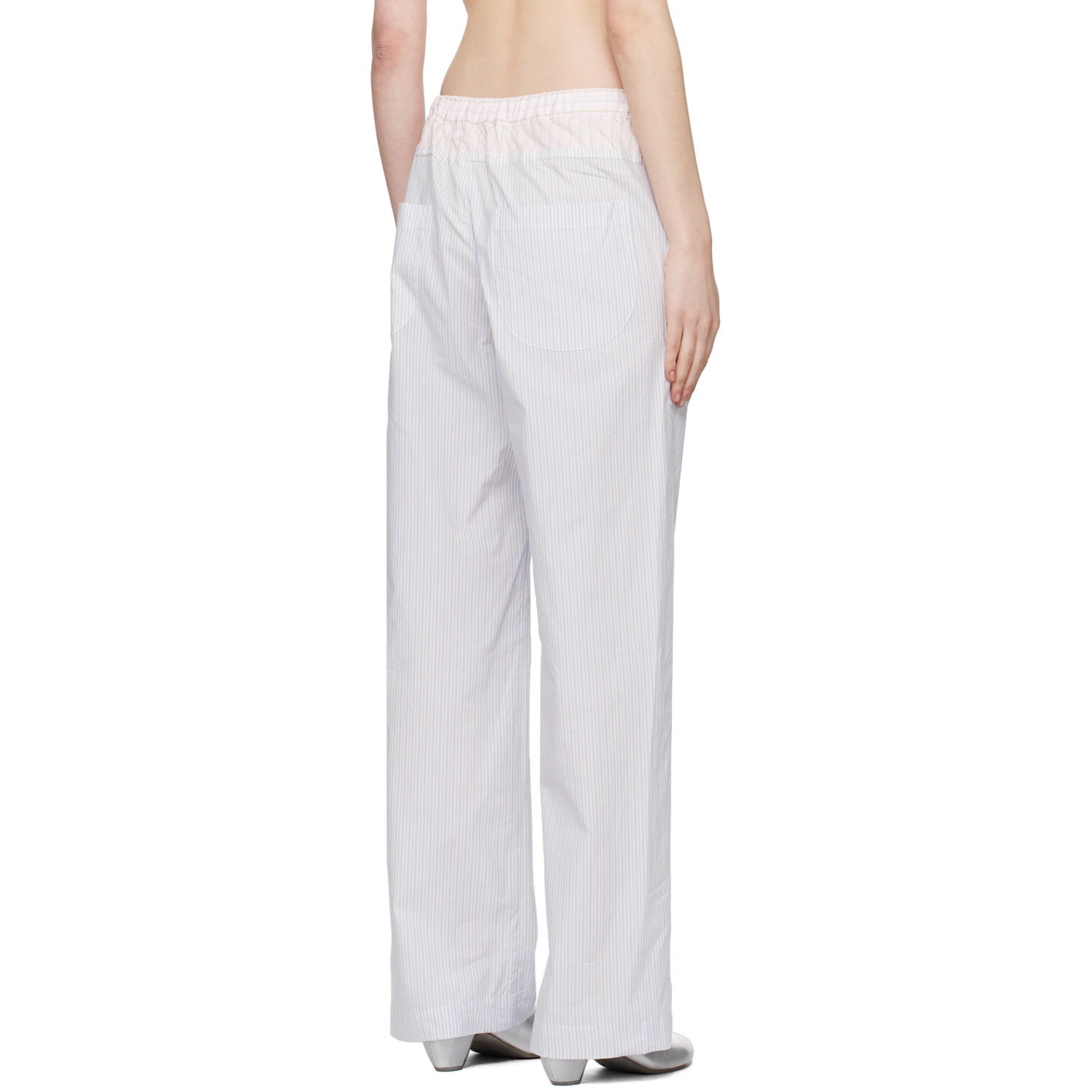  Edward Cuming Blue Patchwork Trousers 