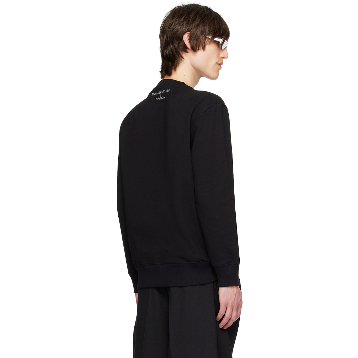  Stella Mccartney Black Patch Sweatshirt 