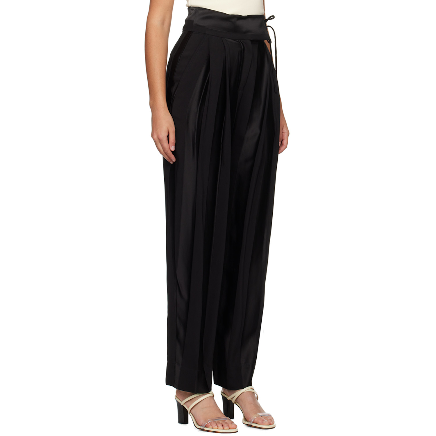  Esse Studios Black Modus Trousers 