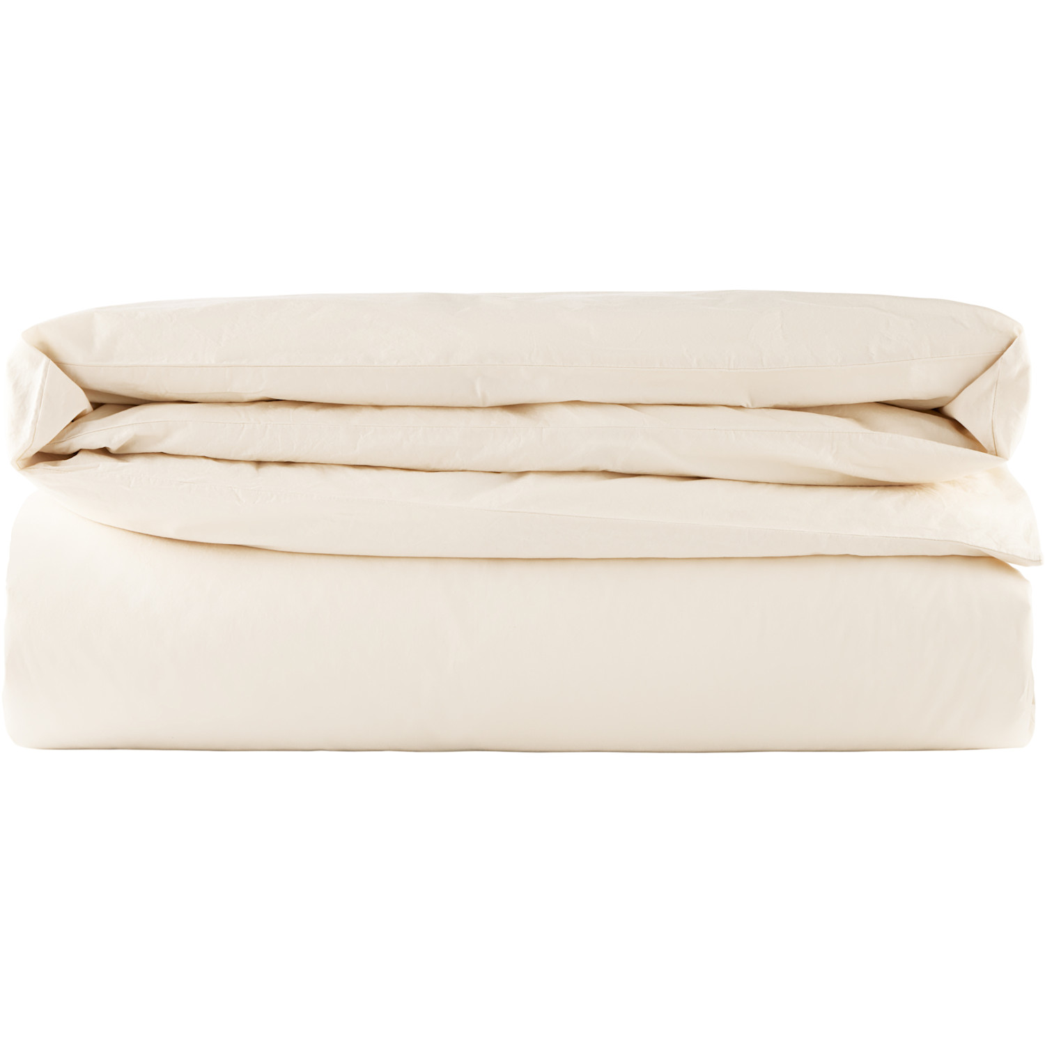  Tekla Off-white Percale Duvet Cover, King 