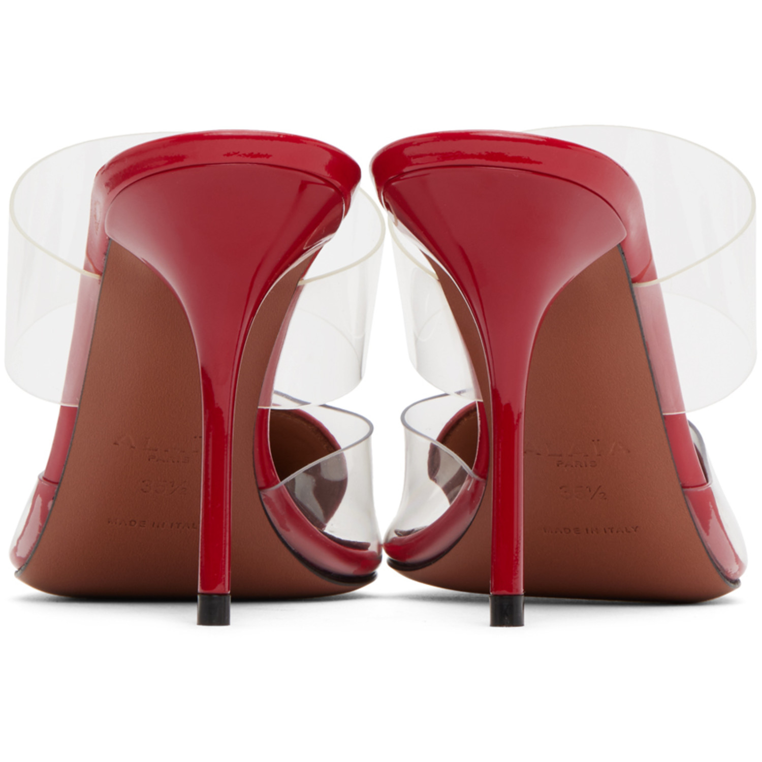  Alaïa Red 'le Cœur' Heels 