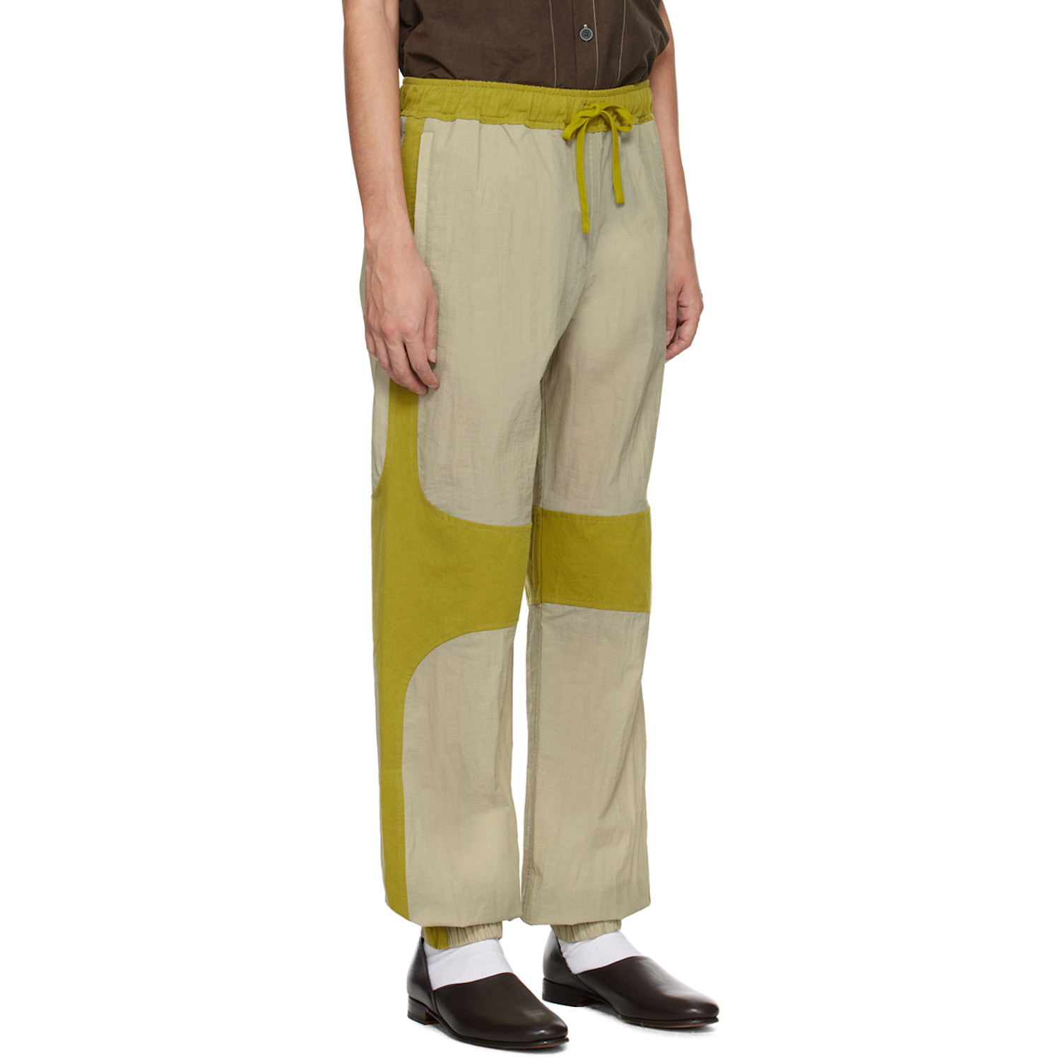 Ranra Gray & Khaki Is Trousers 