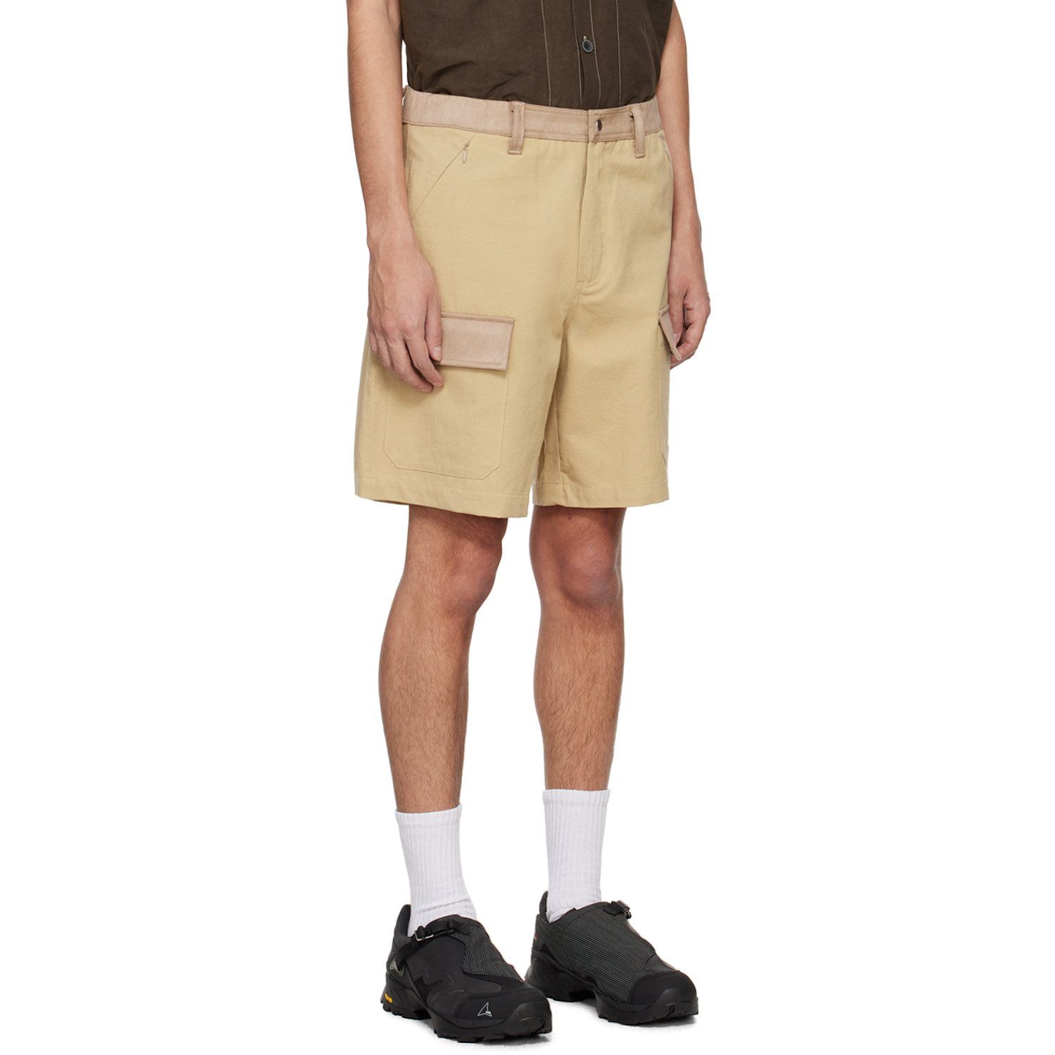  Ranra Beige Stubbur Shorts 