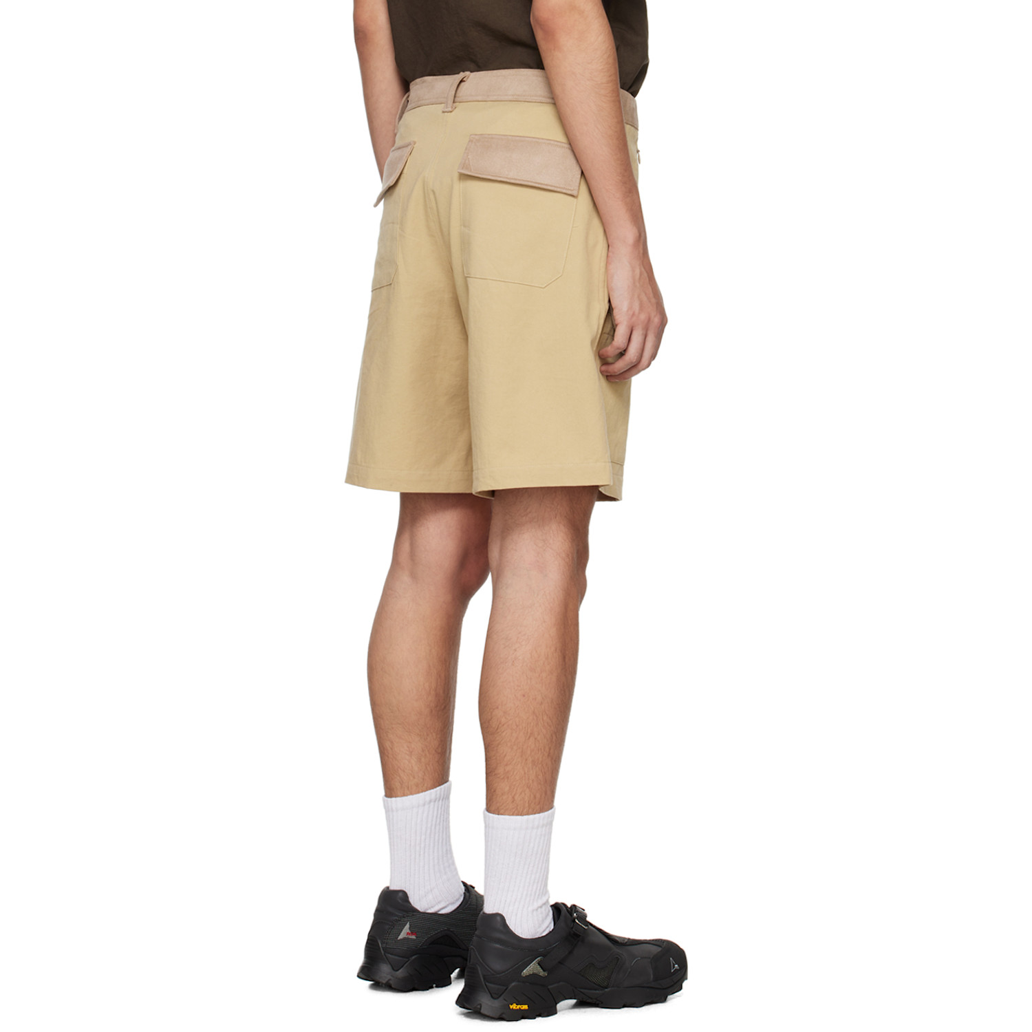  Ranra Beige Stubbur Shorts 