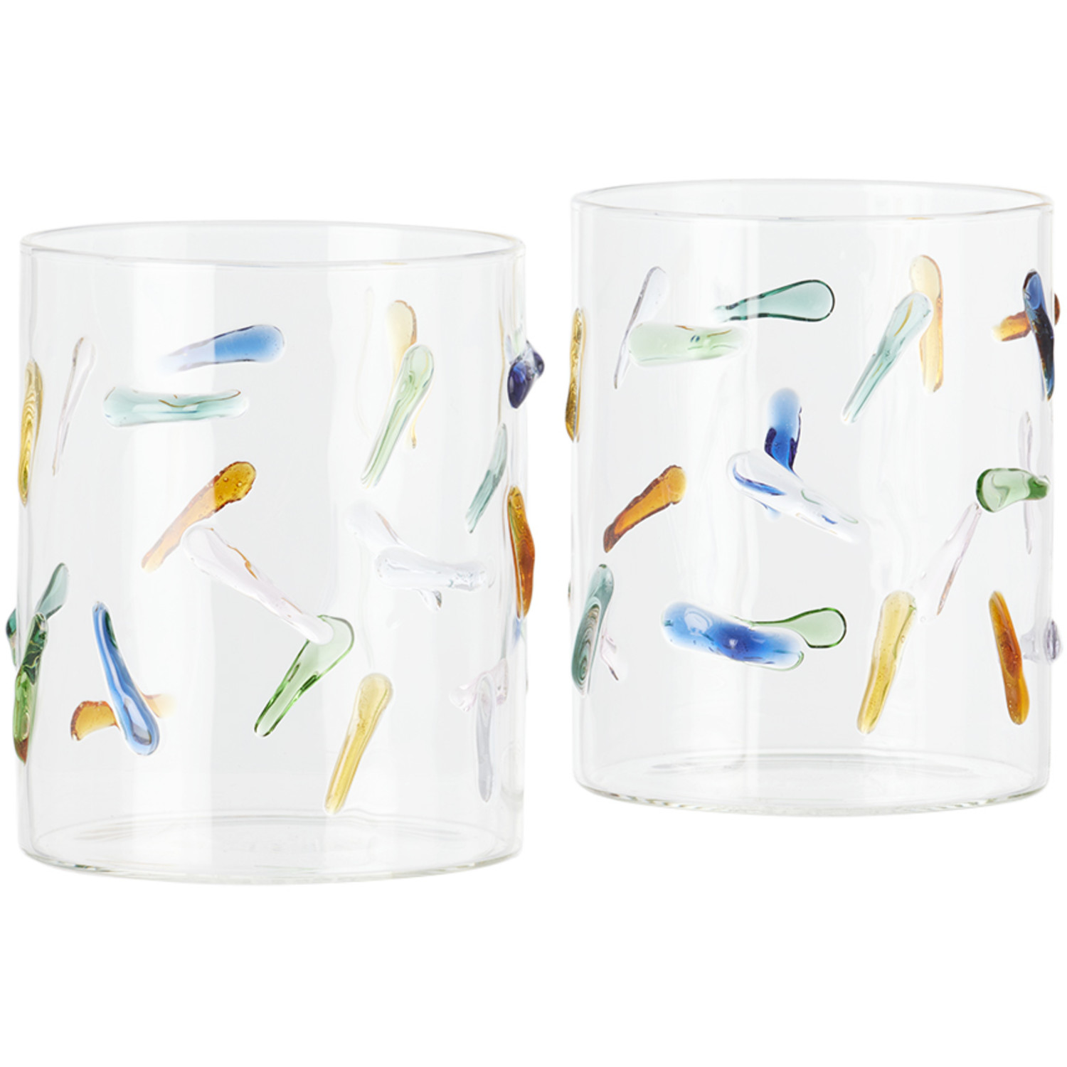  Fazeek Multicolor Limited Edition Confetti Glasses Set 