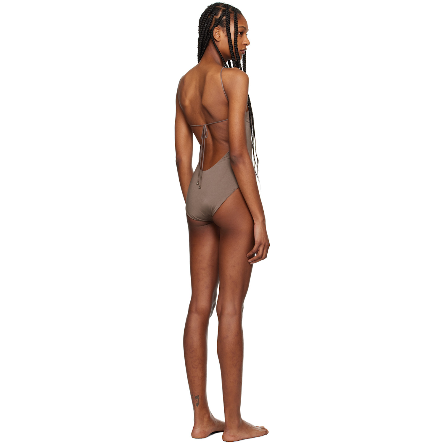  Permare Brown Lina One-piece Swimsuit 