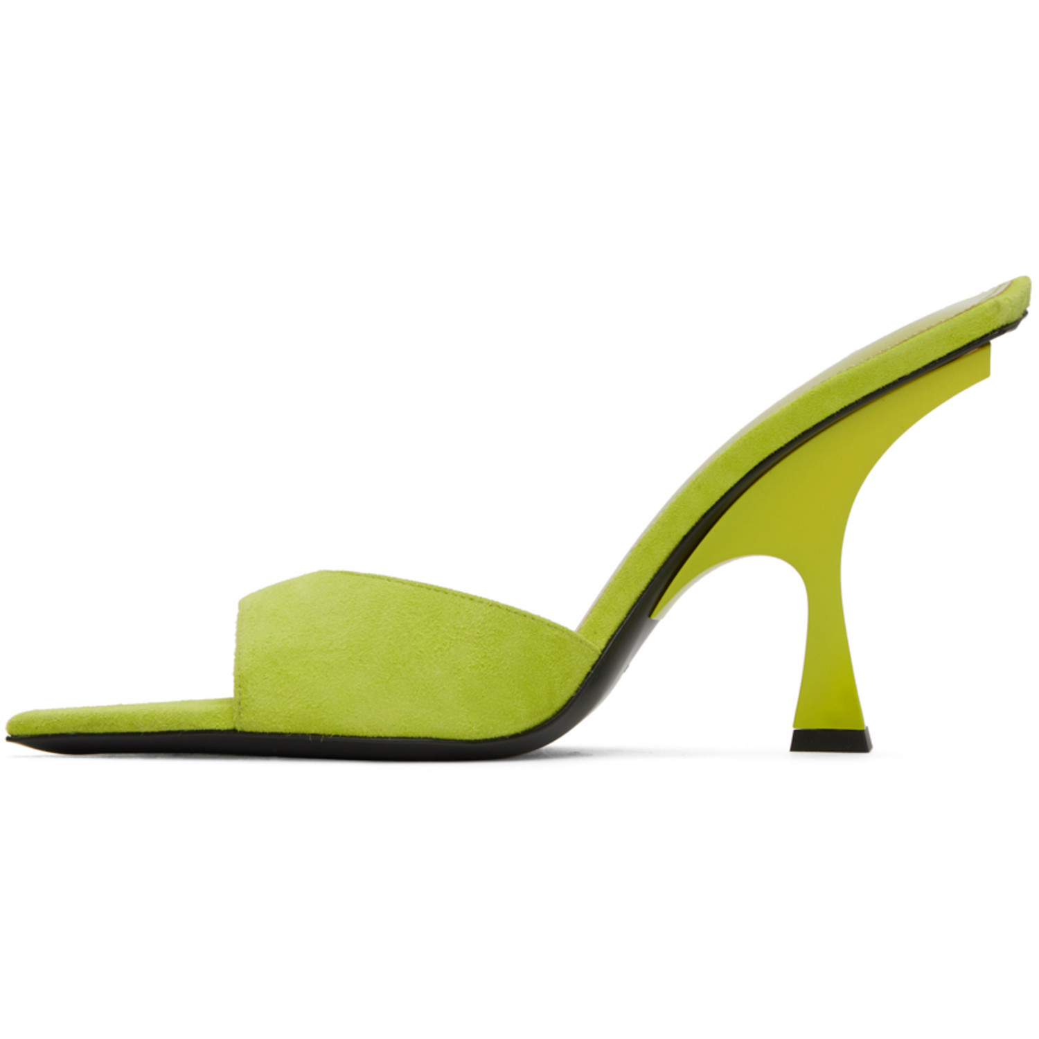  The Attico Green Ester Mules 