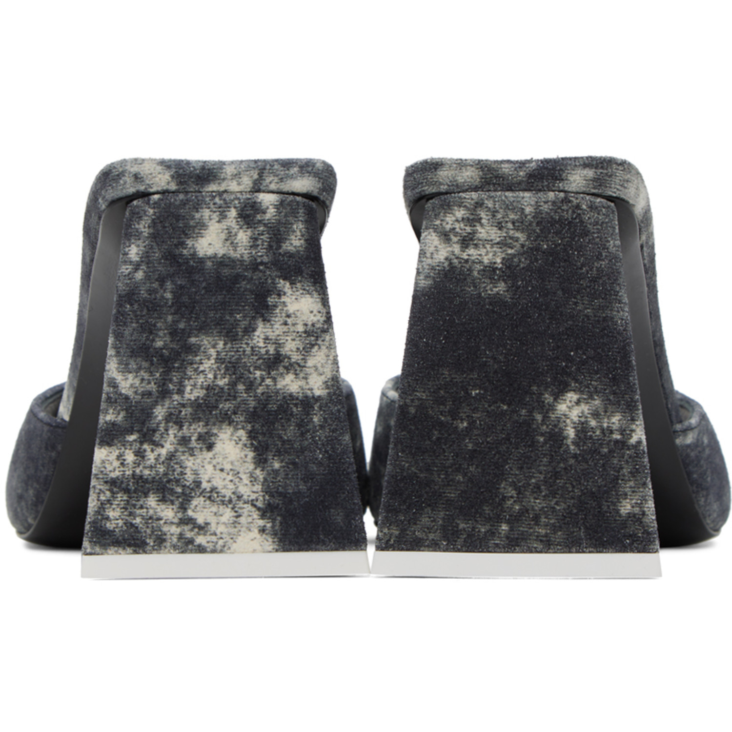  The Attico Gray Mini Devon Mules 