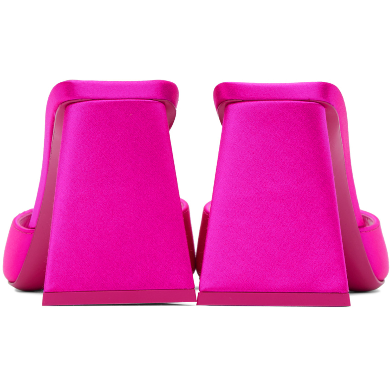  The Attico Pink Mini Devon Mules 