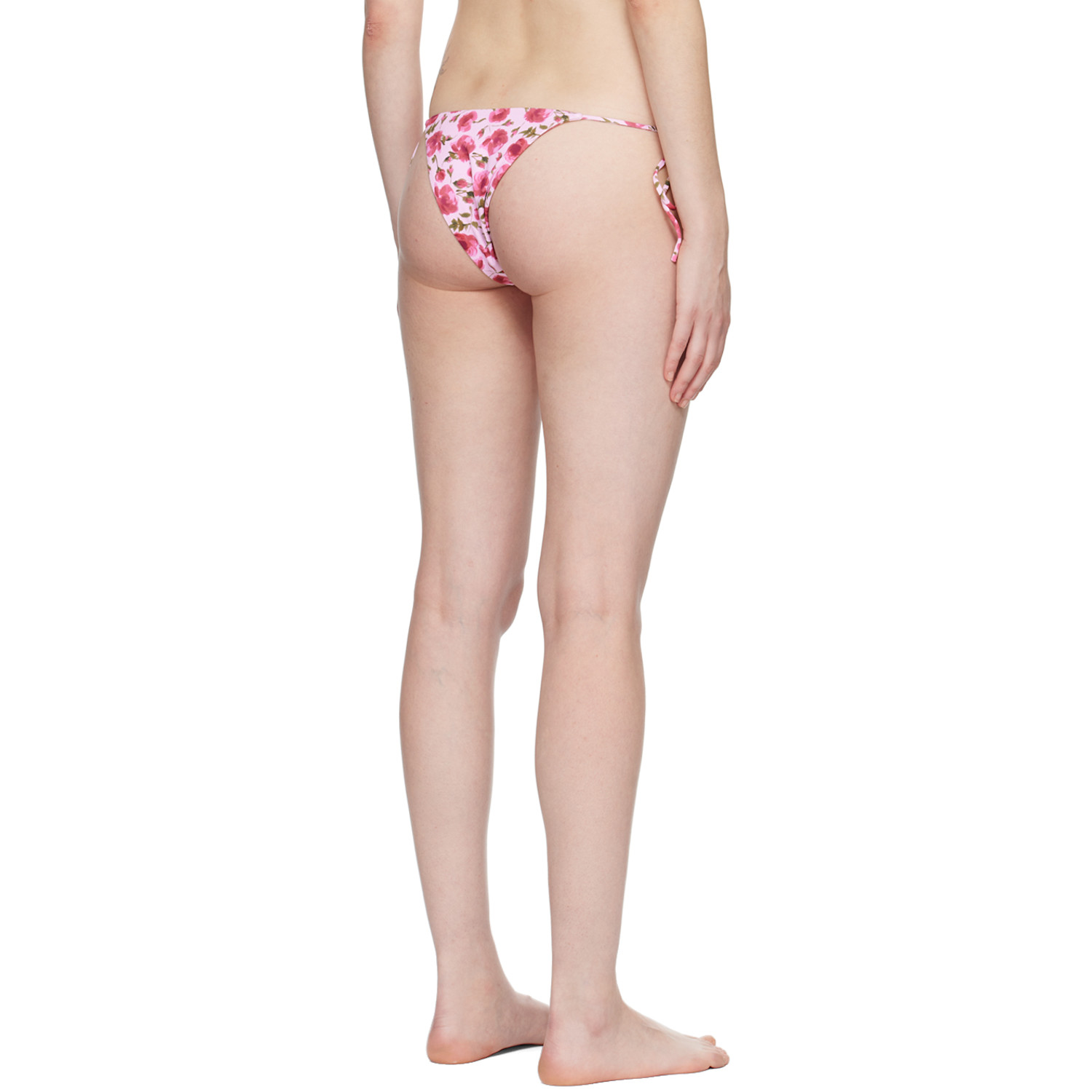  Magda Butrym Pink Self-tie Bikini Bottom 