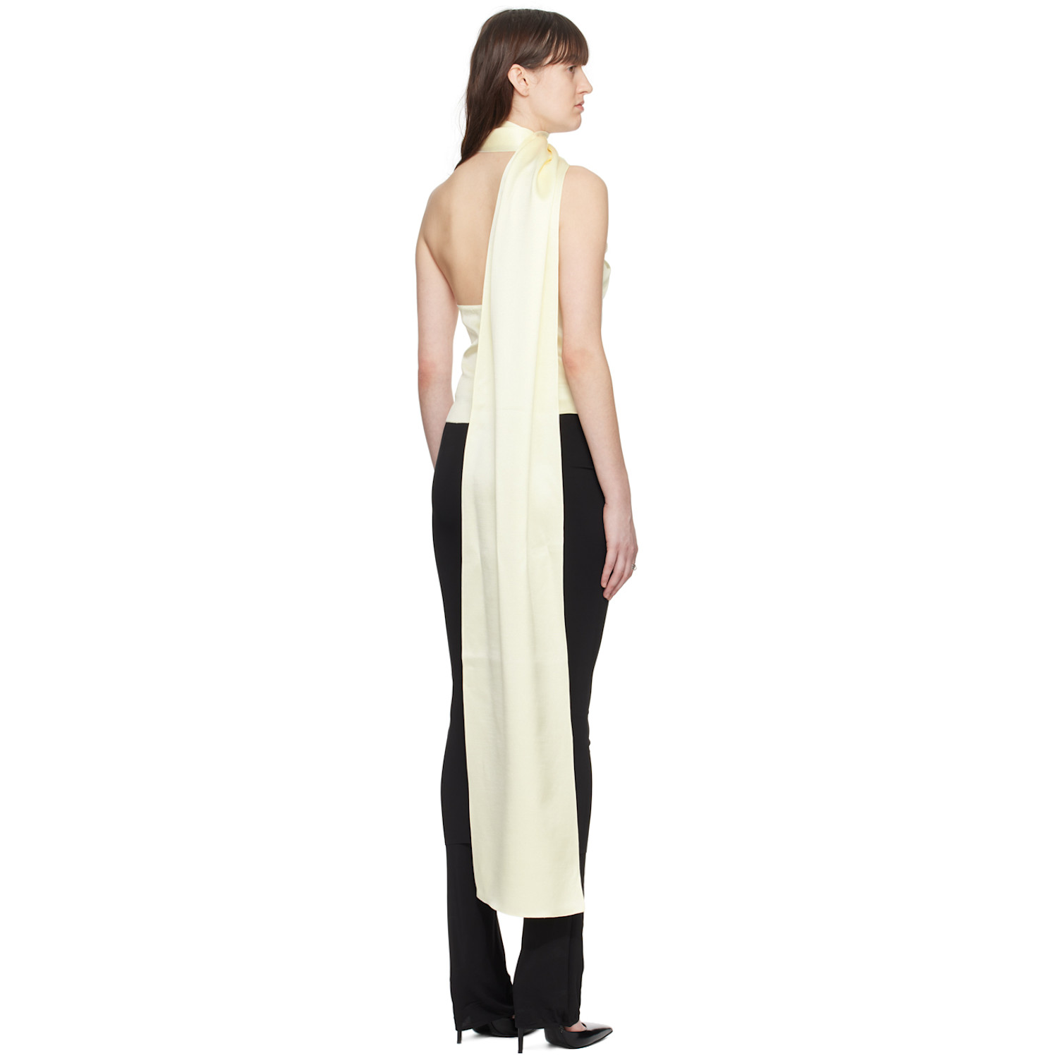  Magda Butrym Off-white Scarf Tank Top 