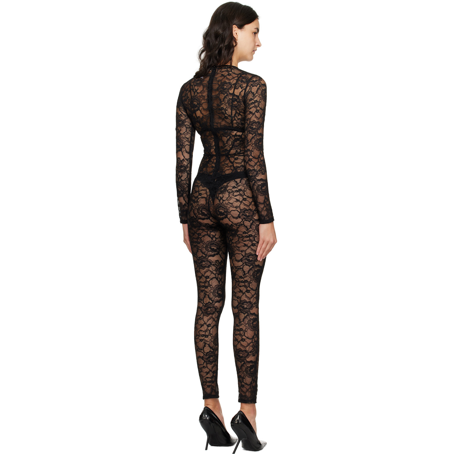  Fleur Du Mal Black Zip Jumpsuit 